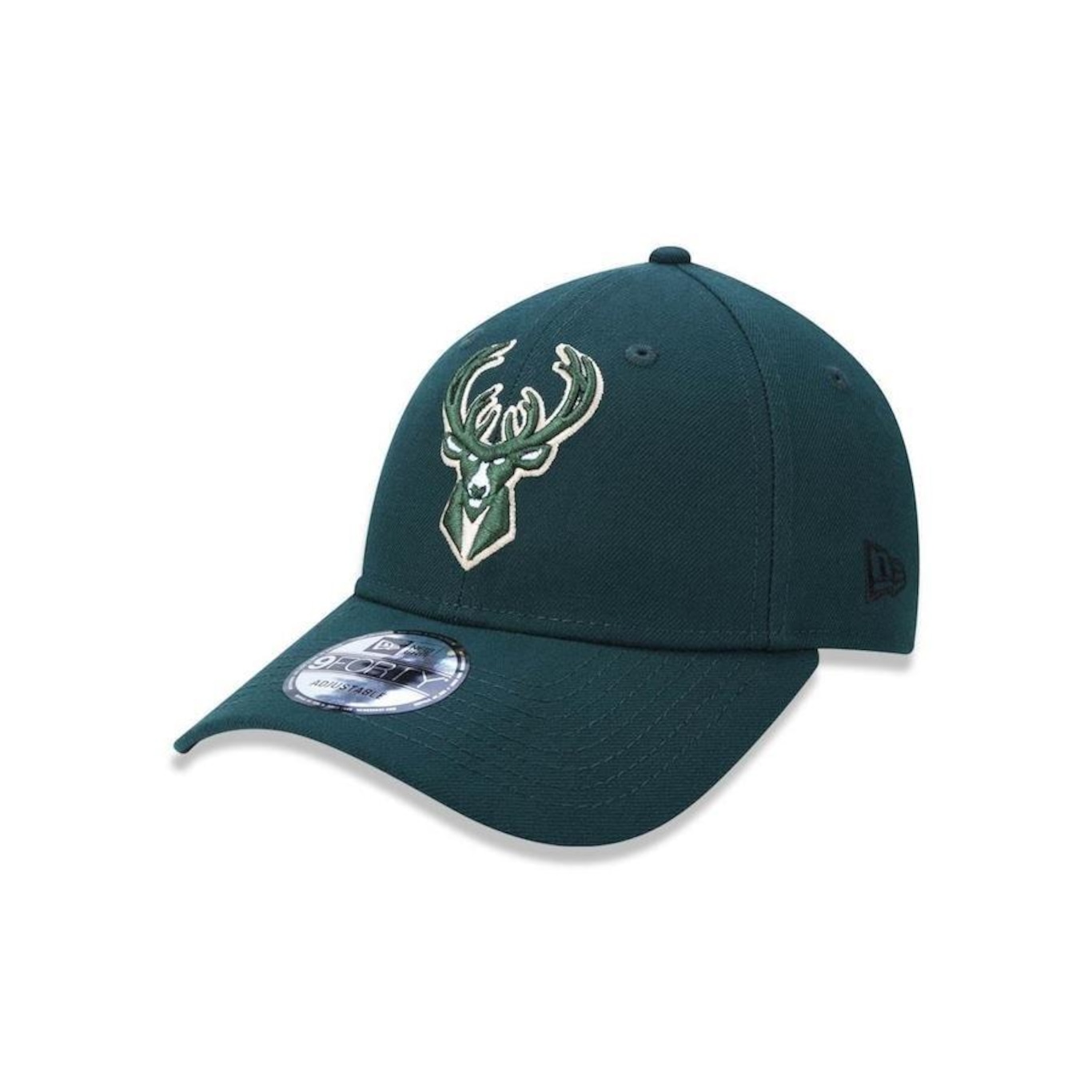 Boné Aba Curva New Era 940 NBA Milwaukee Bucks 41005 - Snapback - Adulto - Foto 1