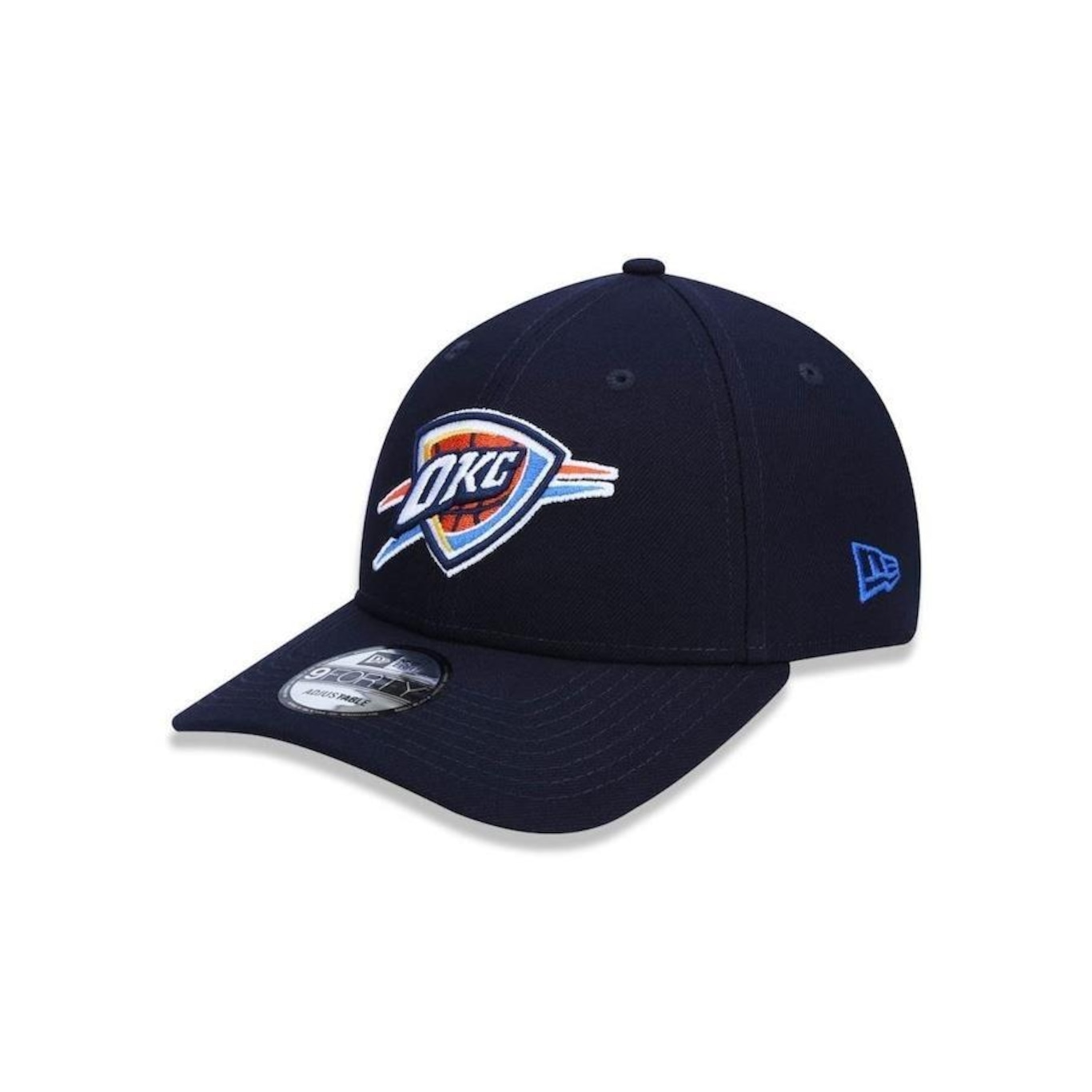 Boné Aba Curva New Era 9forty NBA Oklahoma City Thunder - Snapback - Adulto - Foto 1