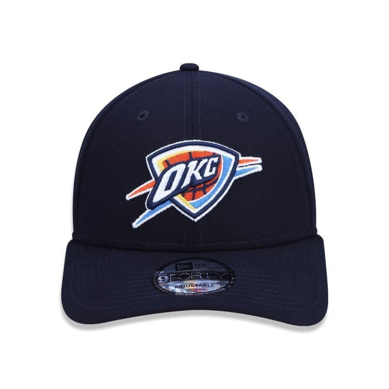 Boné Aba Curva New Era 9forty NBA Oklahoma City Thunder - Snapback - Adulto - Foto 2