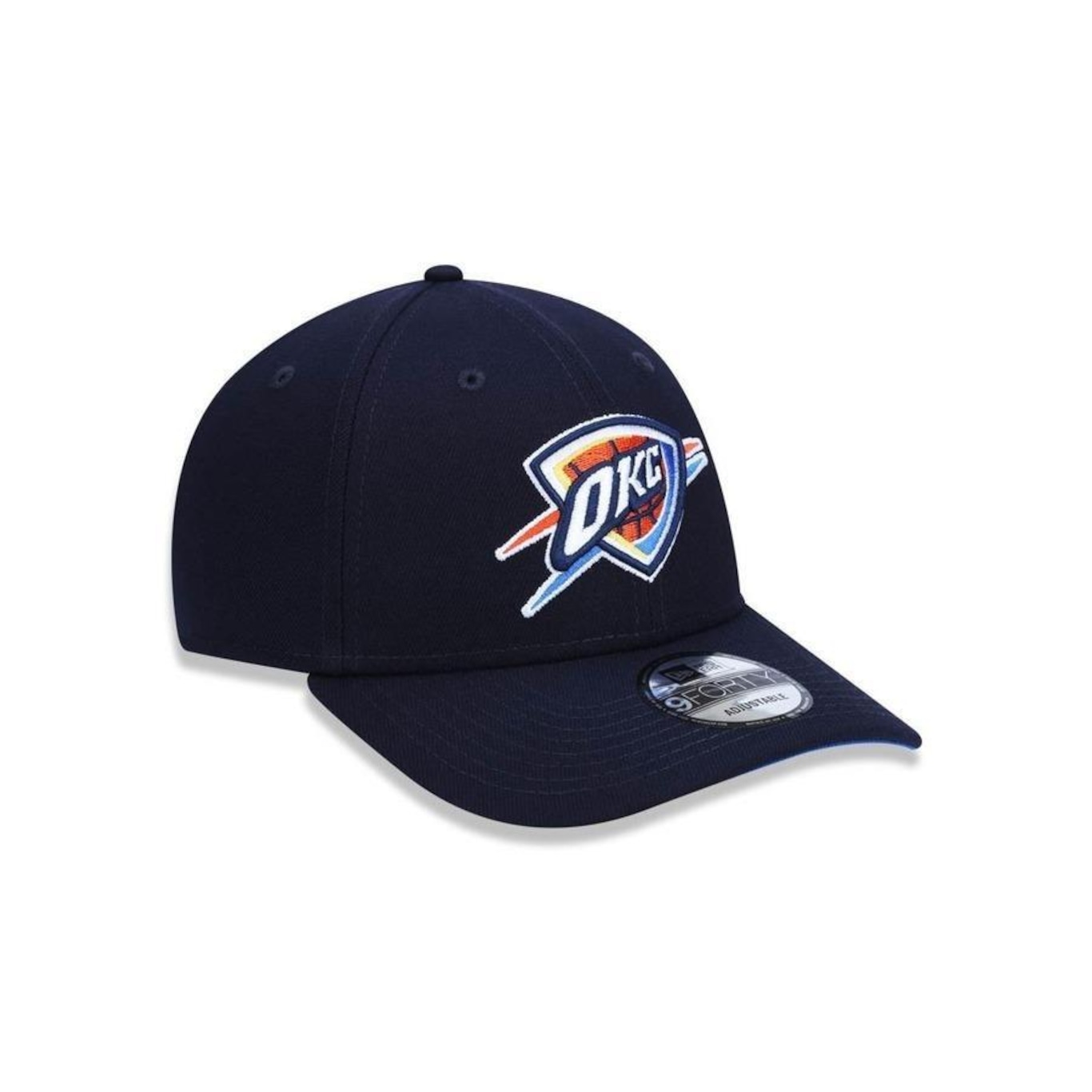 Boné Aba Curva New Era 9forty NBA Oklahoma City Thunder - Snapback - Adulto - Foto 3