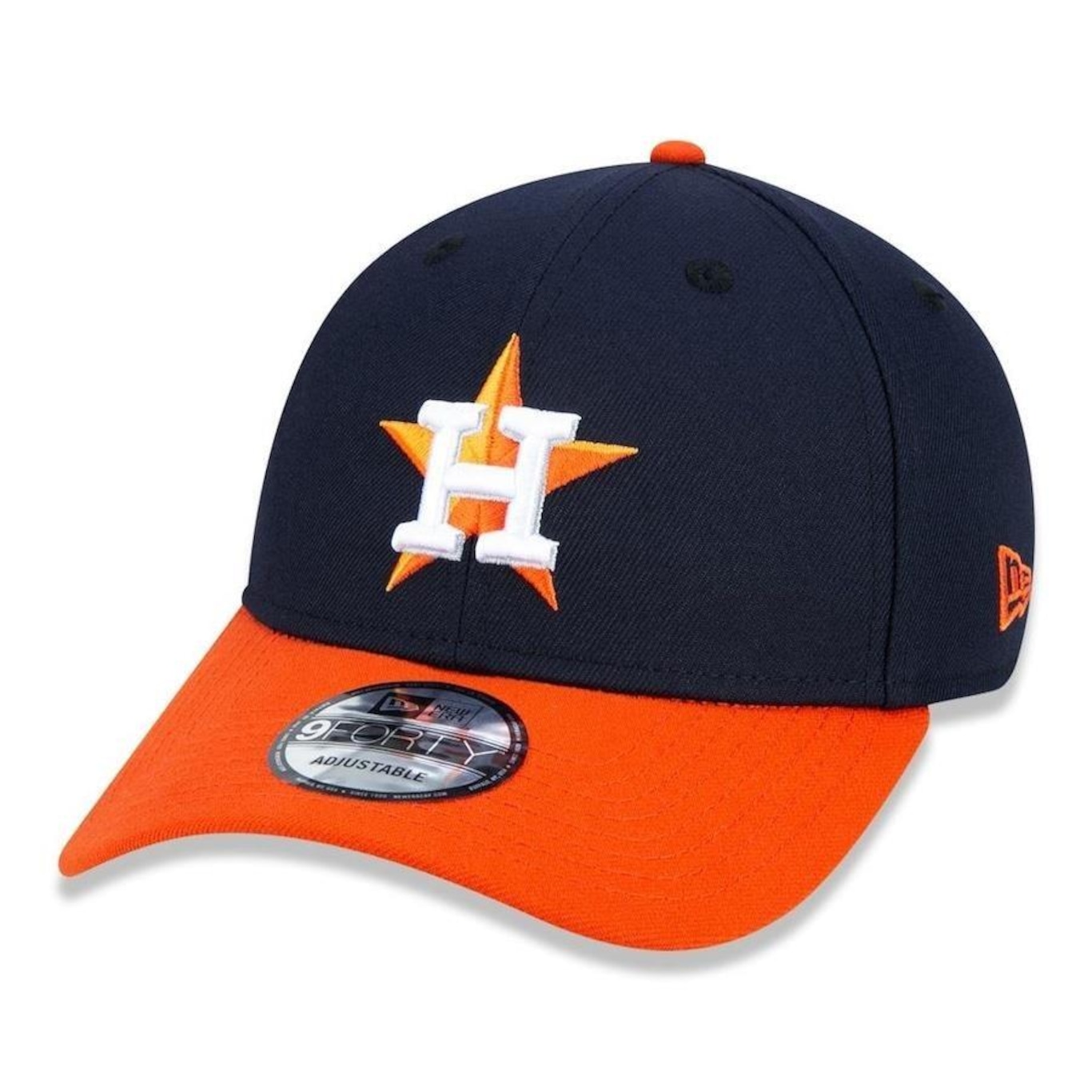 Boné Aba Curva New Era 9forty MLB Houston Astros - Snapback - Adulto - Foto 1