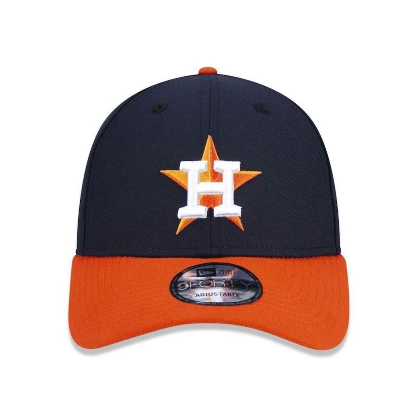 Boné Aba Curva New Era 9forty MLB Houston Astros - Snapback - Adulto - Foto 2