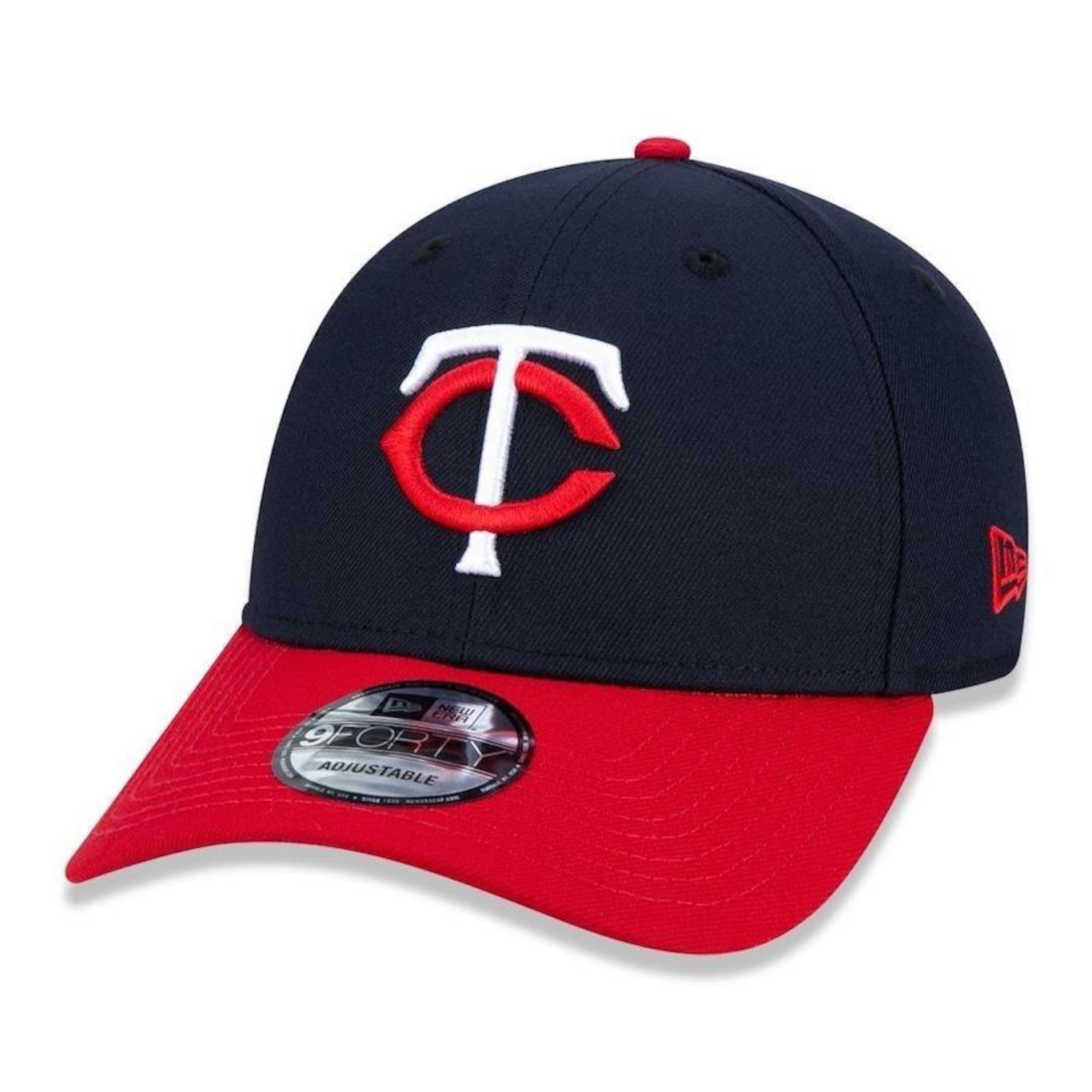 Boné Aba Curva New Era 9forty MLB Minnesota Twins - Snapback - Adulto - Foto 1