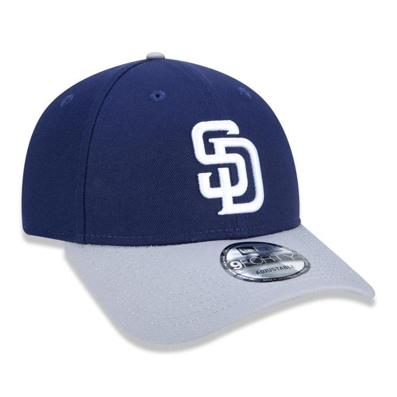 Boné Aba Curva New Era 9forty MLB San Diego Padres - Snapback - Adulto - Foto 3