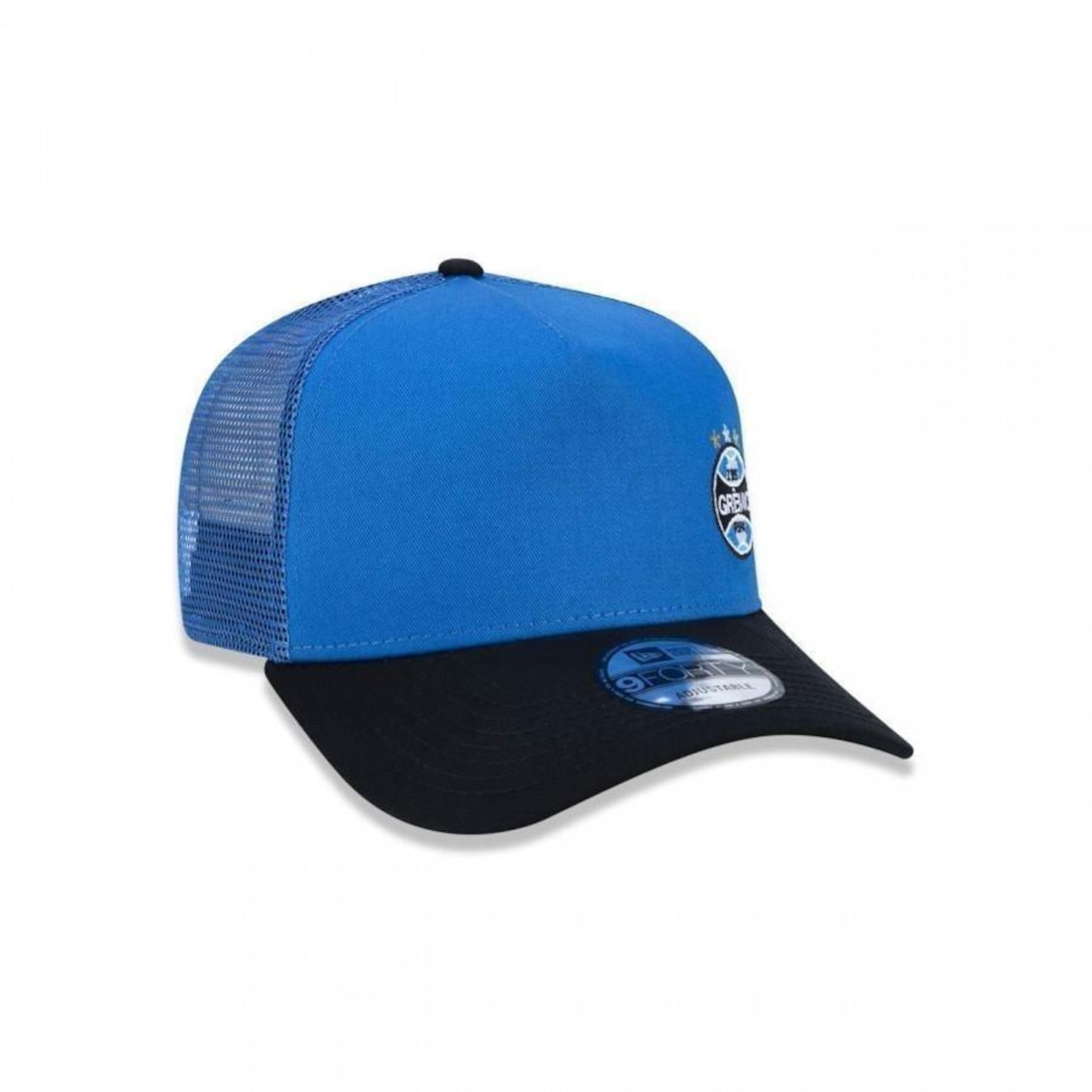 Boné Aba Curva New Era 940 Grêmio Futebol - 43966 - Snapback - Adulto - Foto 4