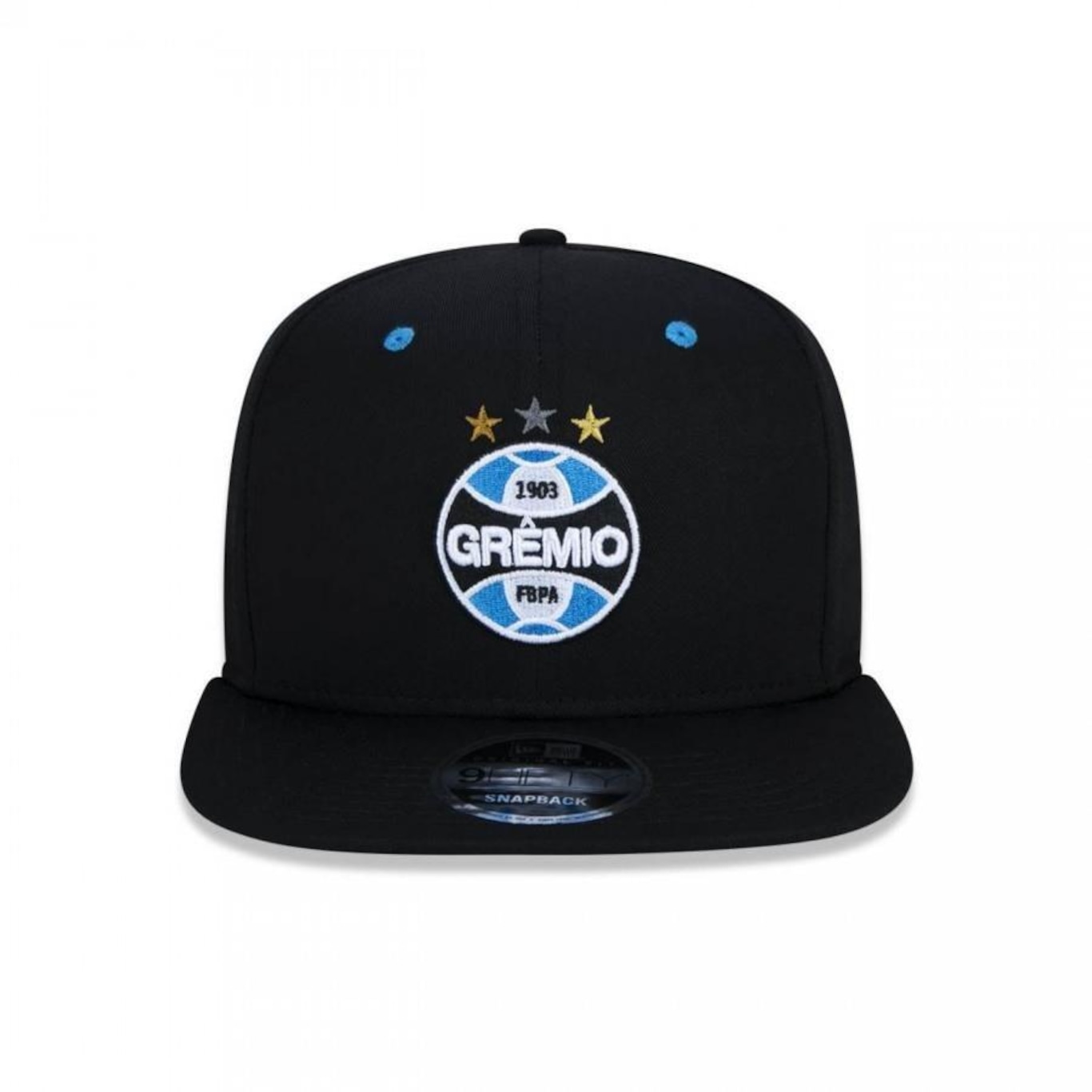 Boné Aba Reta New Era 9Fifty Original Fit Grêmio Futebol - Snapback - Adulto - Foto 5