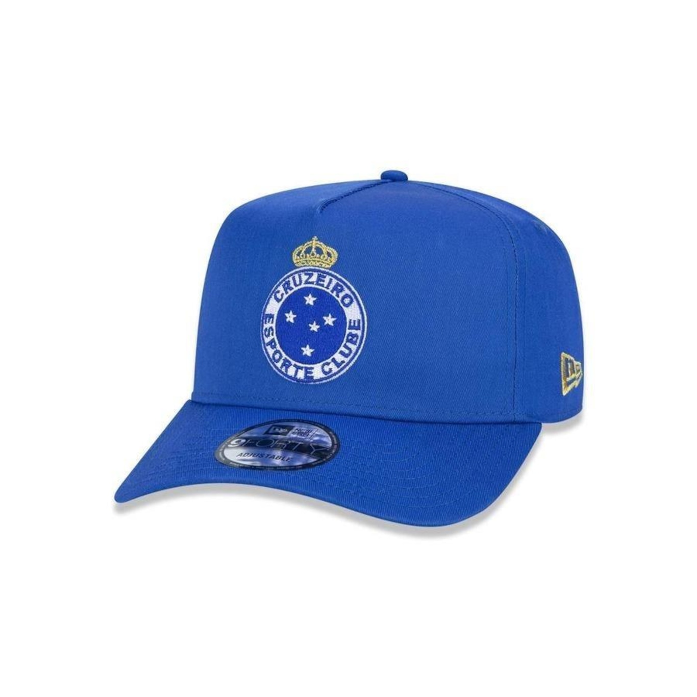 Boné Aba Curva New Era 9Forty A-Frame Cruzeiro Futebol - Adulto - Foto 1