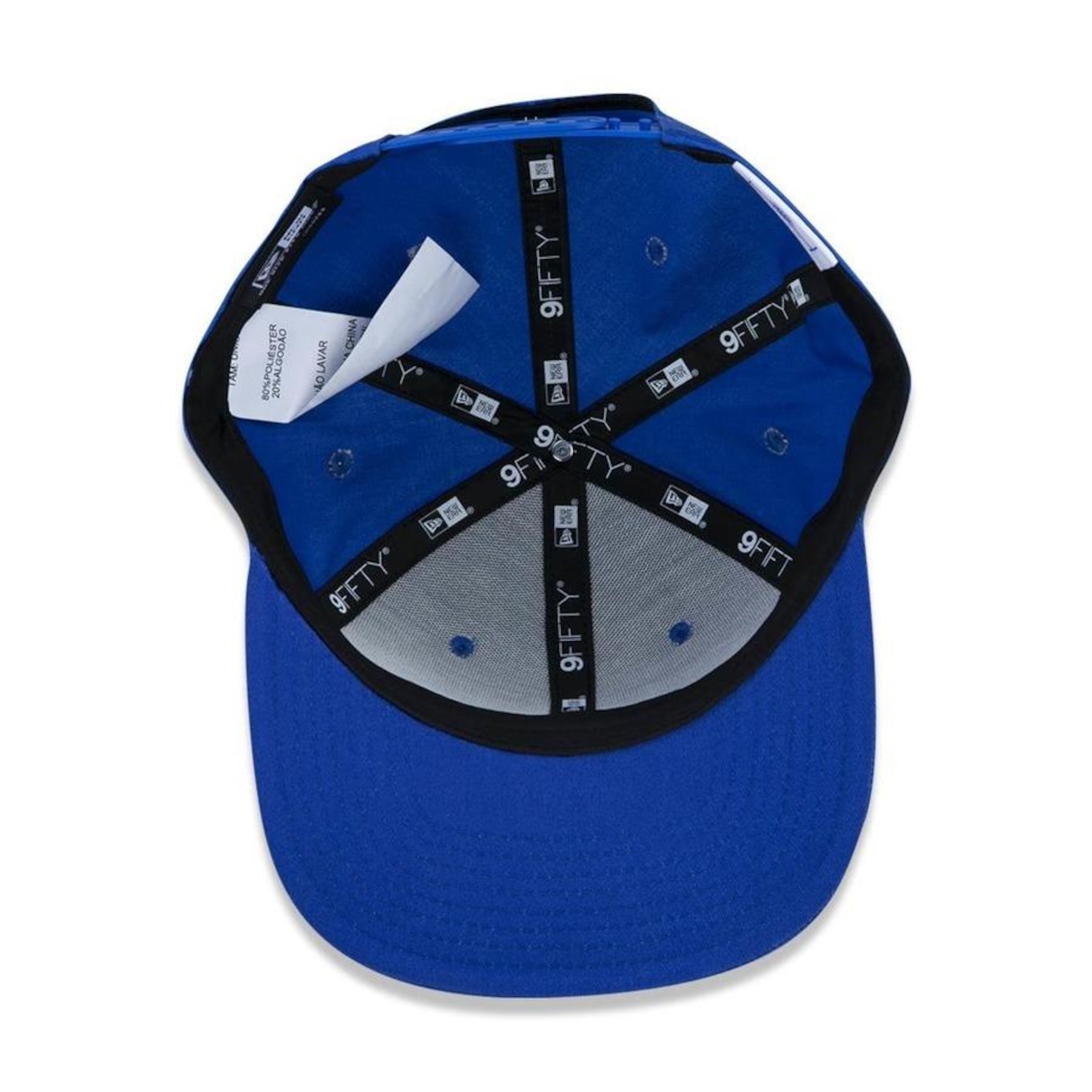 Boné Aba Reta New Era 9Fifty Original Fit Cruzeiro Futebol - Snapback - Adulto - Foto 5