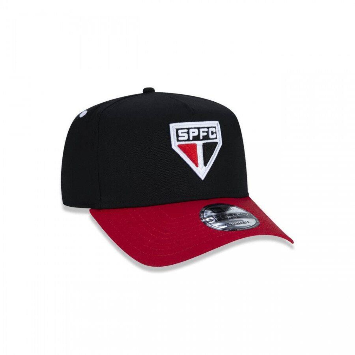 Boné Aba Curva New Era 9Forty São Paulo Futebol - Snapback - Adulto - Foto 3