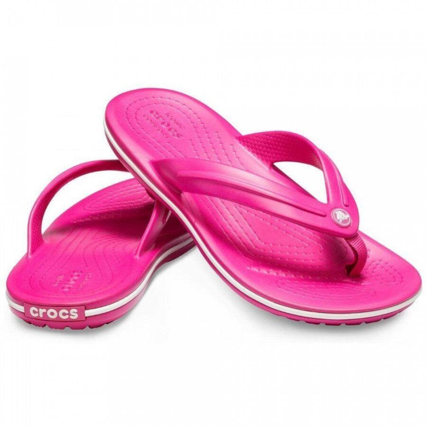 Sandália Crocs Crocband Flip GS - Adulto - Foto 1