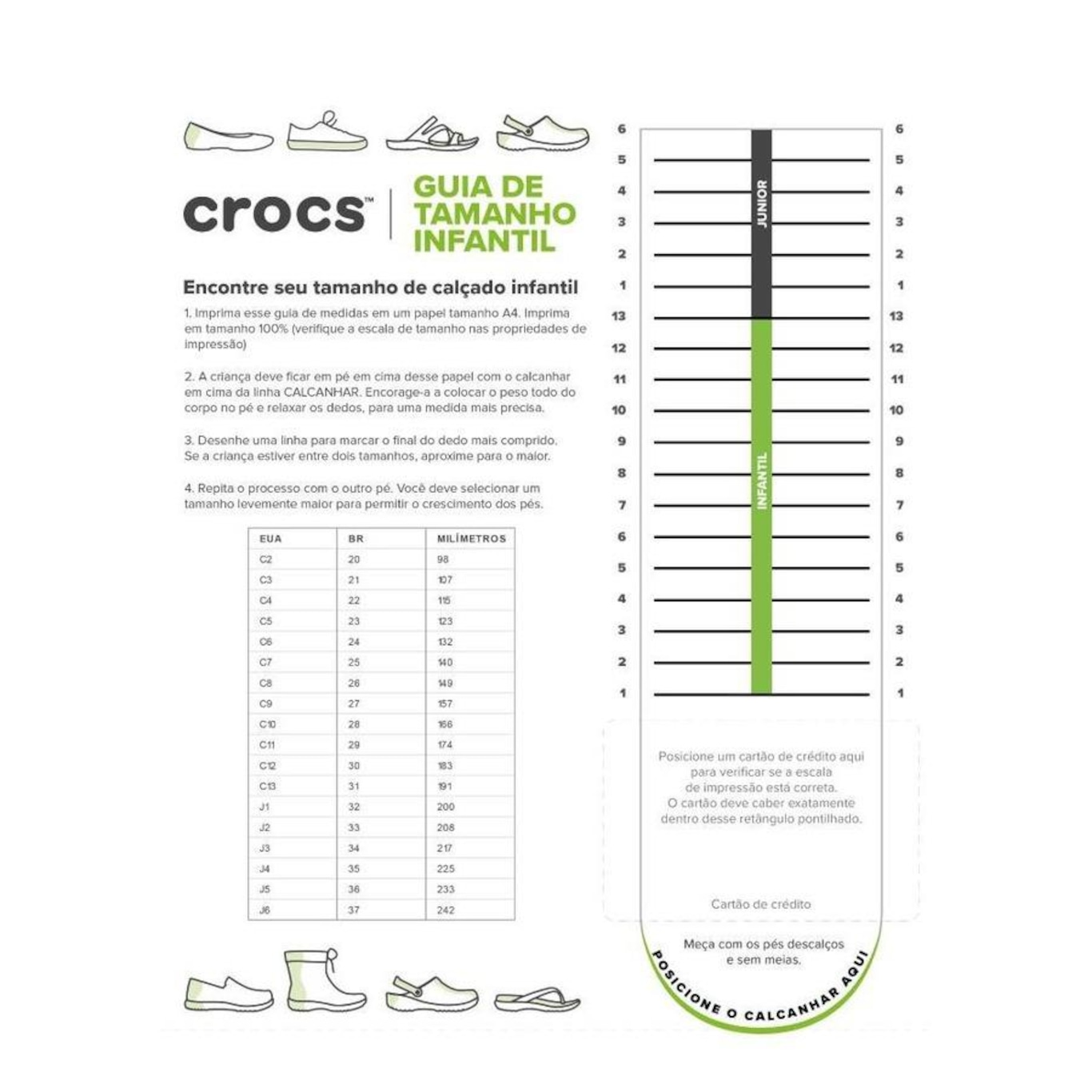 Sandália Crocs Crocband Strap Flip - Infantil - Foto 6