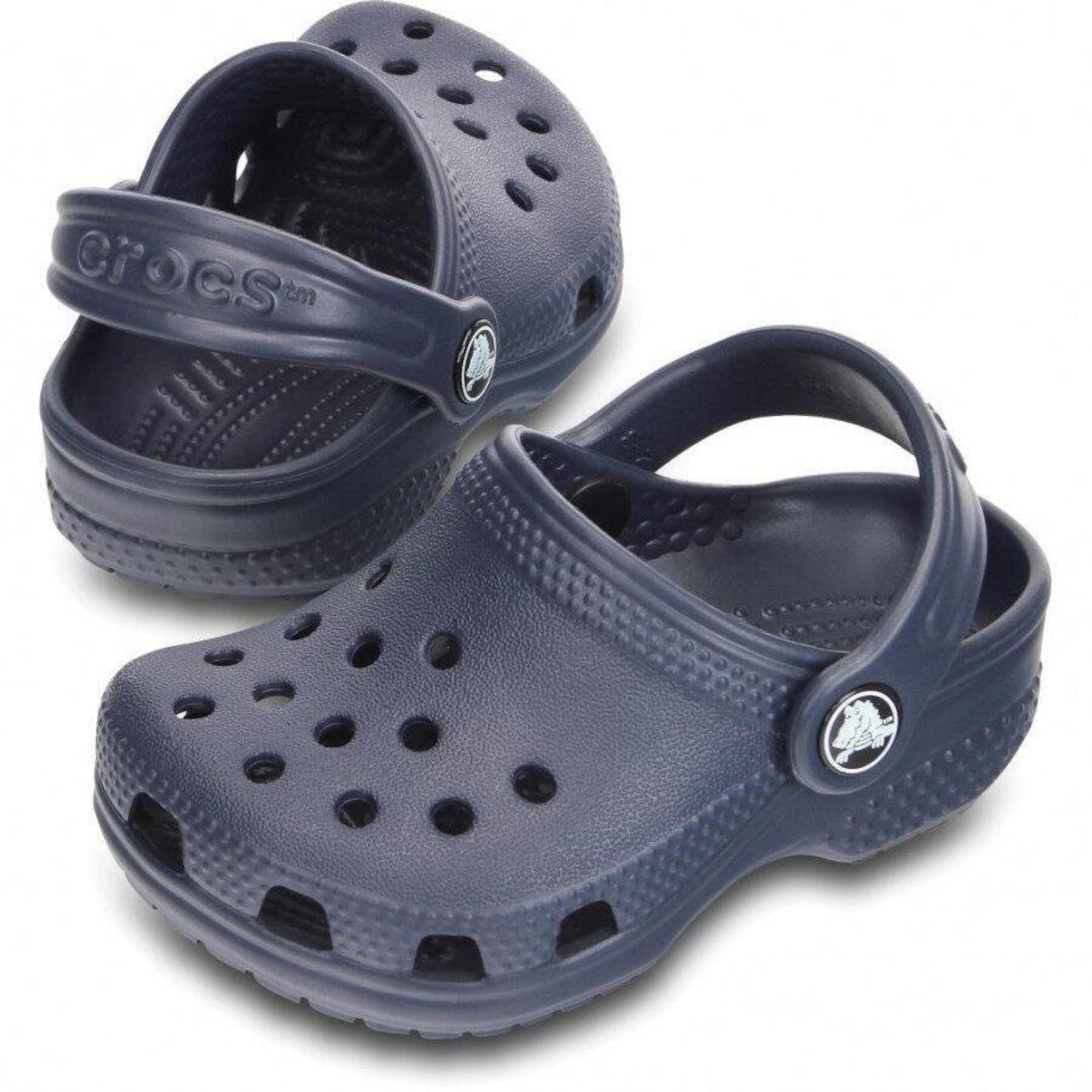 Sandália Crocs Kids Littles Clog - Infantil - Foto 2