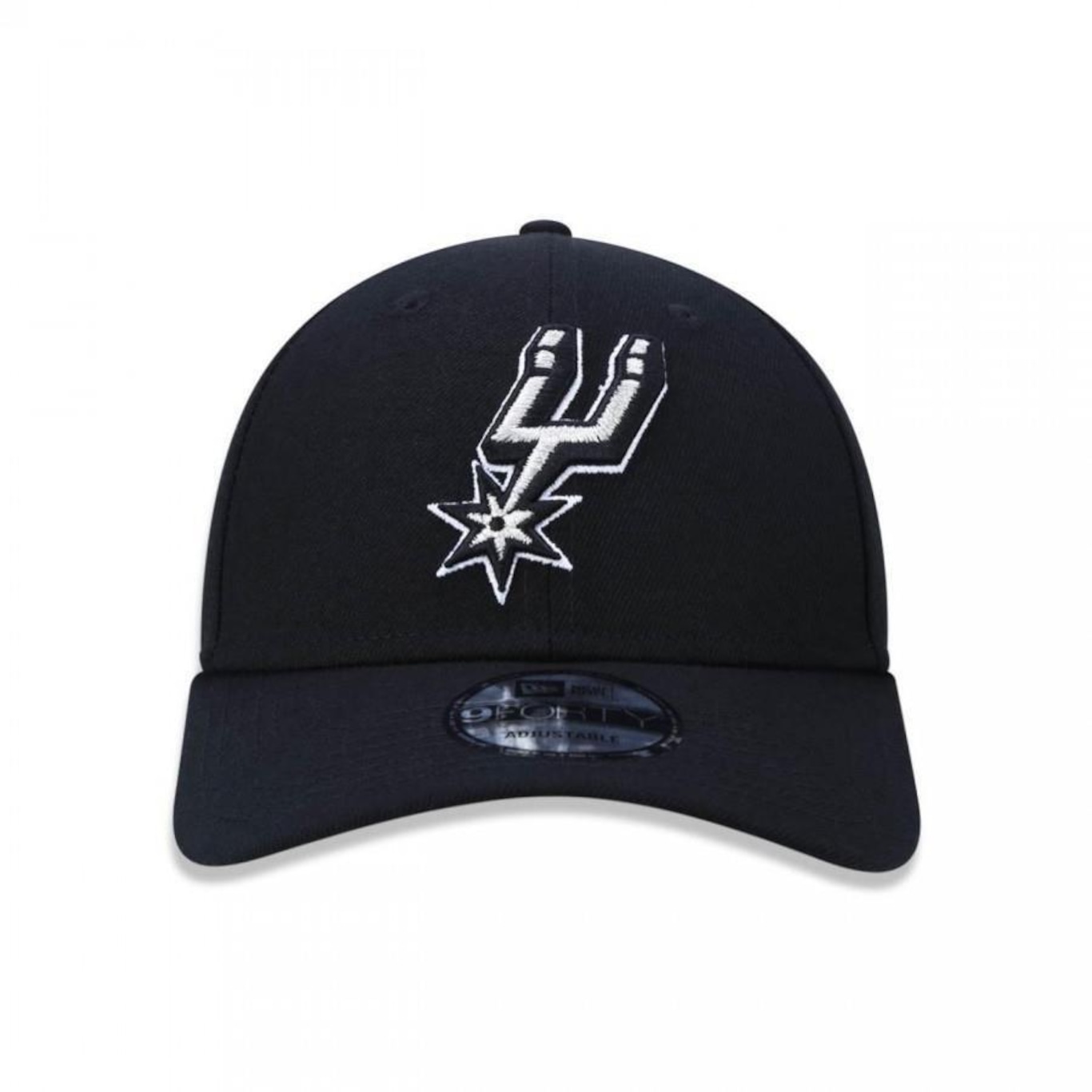 Boné Aba Curva New Era 9Forty NBA San Antonio Spurs Team Color - Ajustável - Snapback - Adulto - Foto 2