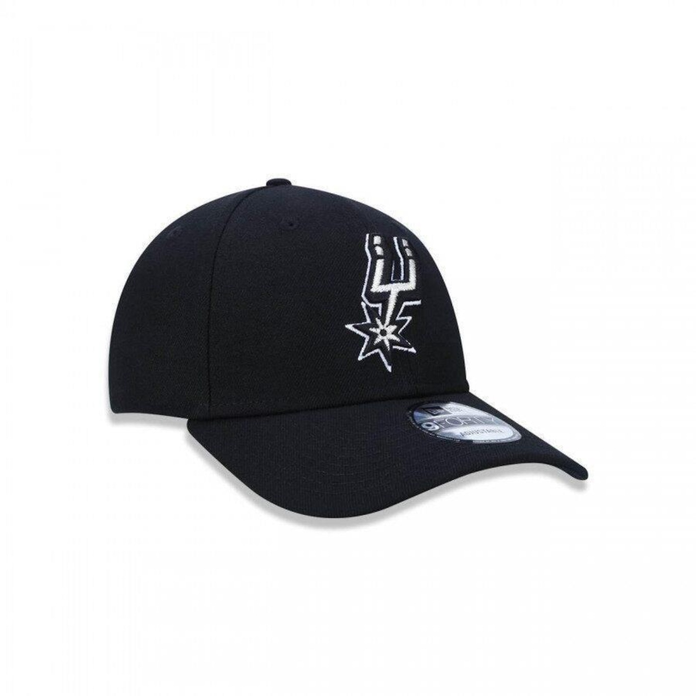 Boné Aba Curva New Era 9Forty NBA San Antonio Spurs Team Color - Ajustável - Snapback - Adulto - Foto 3