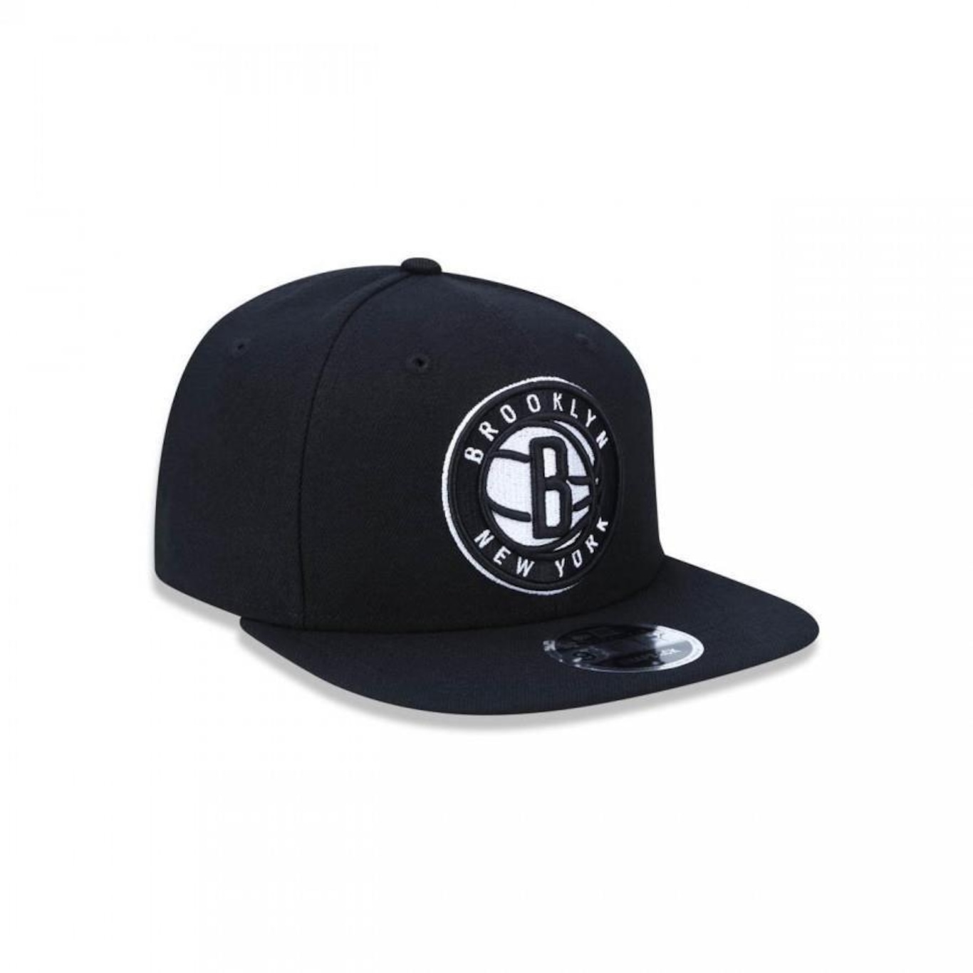 Boné Aba Reta New Era 9Fifty Original Fit NBA Brooklyn Nets - Ajustável - Snapback - Adulto - Foto 3