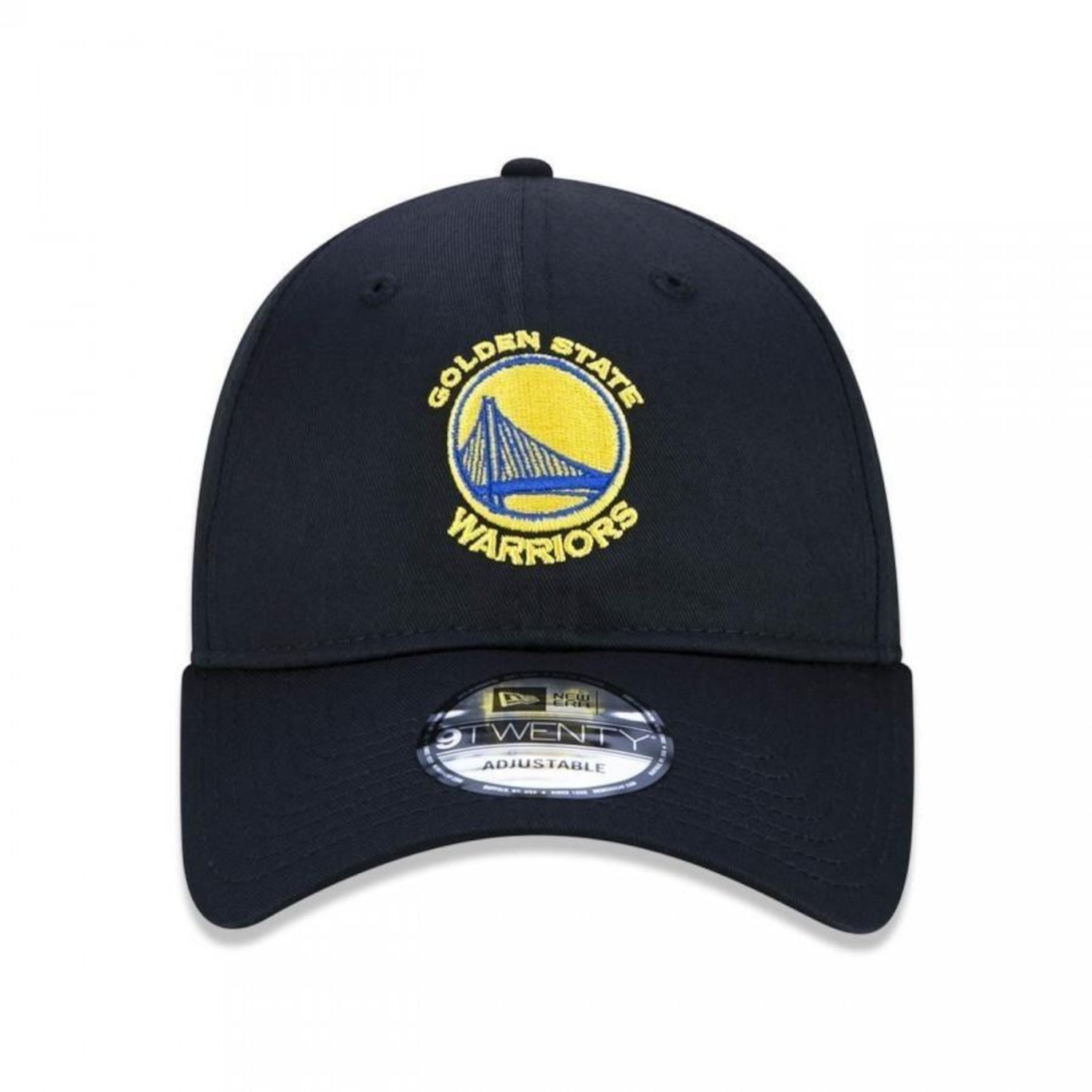 Boné Aba Curva New Era 9Twenty NBA Golden State Warriors Basic - Ajustável - Strapback - Adulto - Foto 2