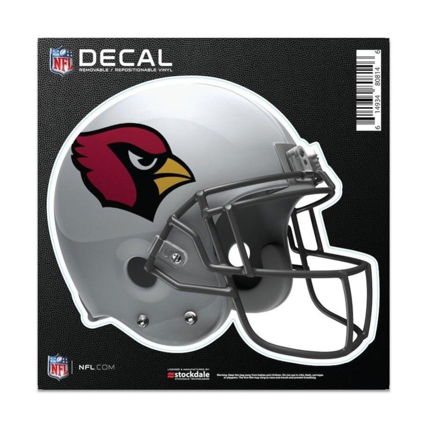 Adesivo All Surface Capacete NFL Arizona Cardinals - Foto 1