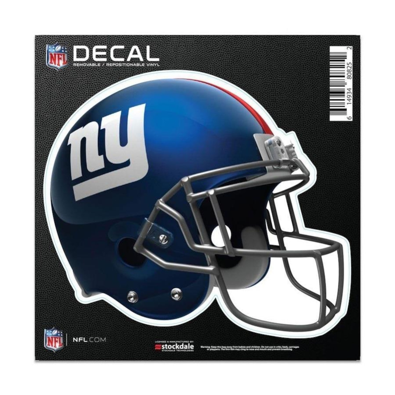 Adesivo All Surface Capacete NFL New York Giants - Foto 1