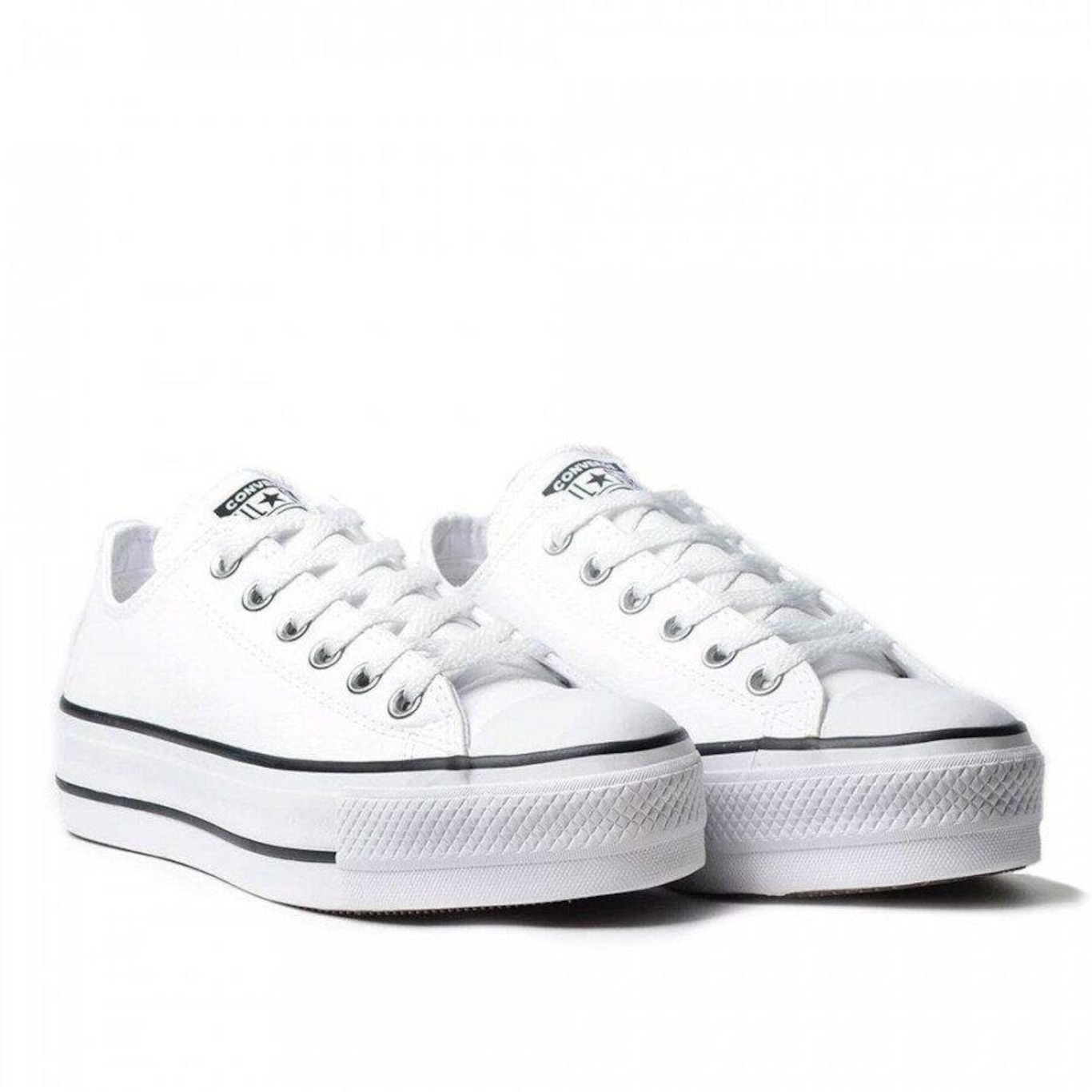 Tênis Converse All Star Chuck Taylor Plataforma Couro - Adulto