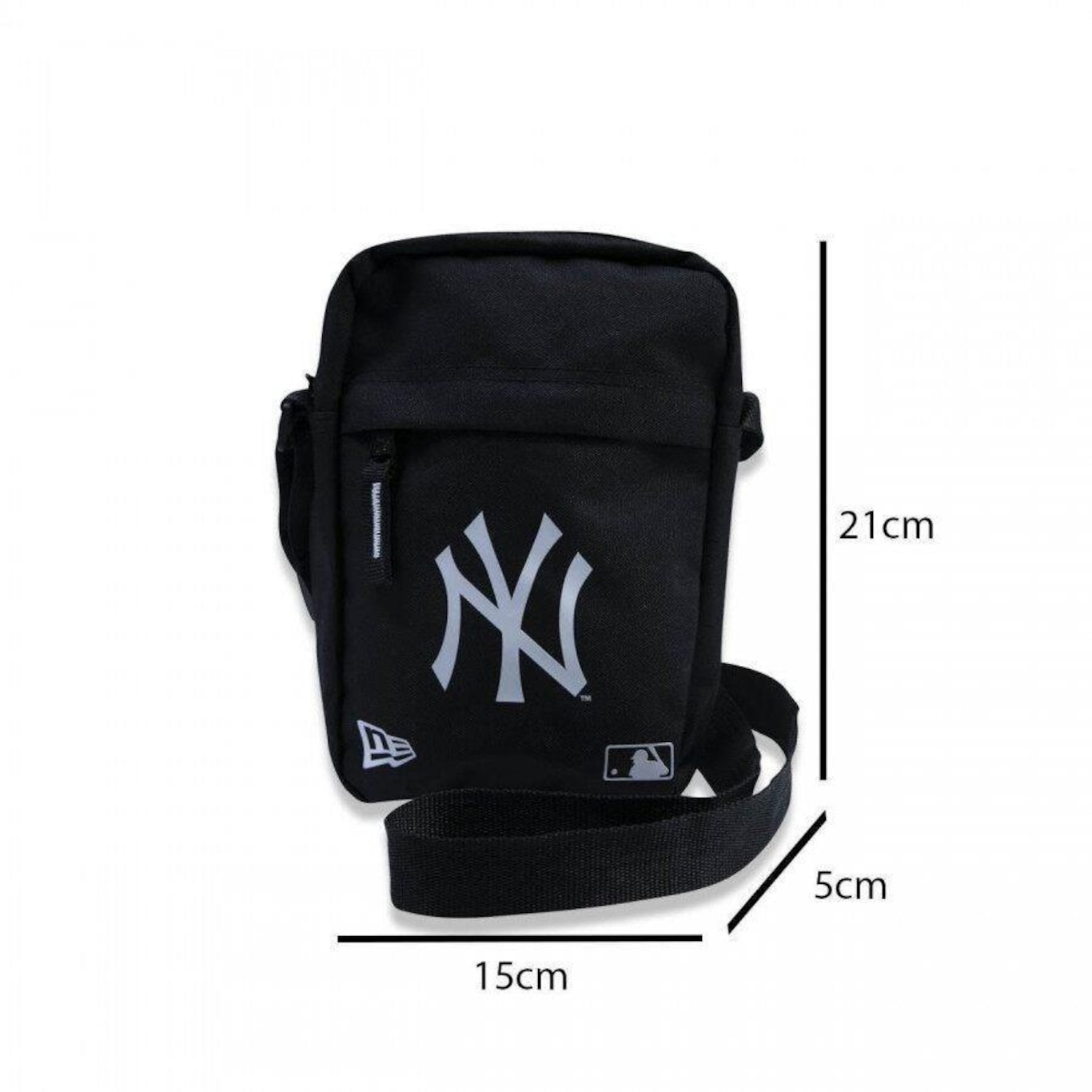 Mini Bolsa Transversal New Era MLB New York Yankees Azul - Foto 5