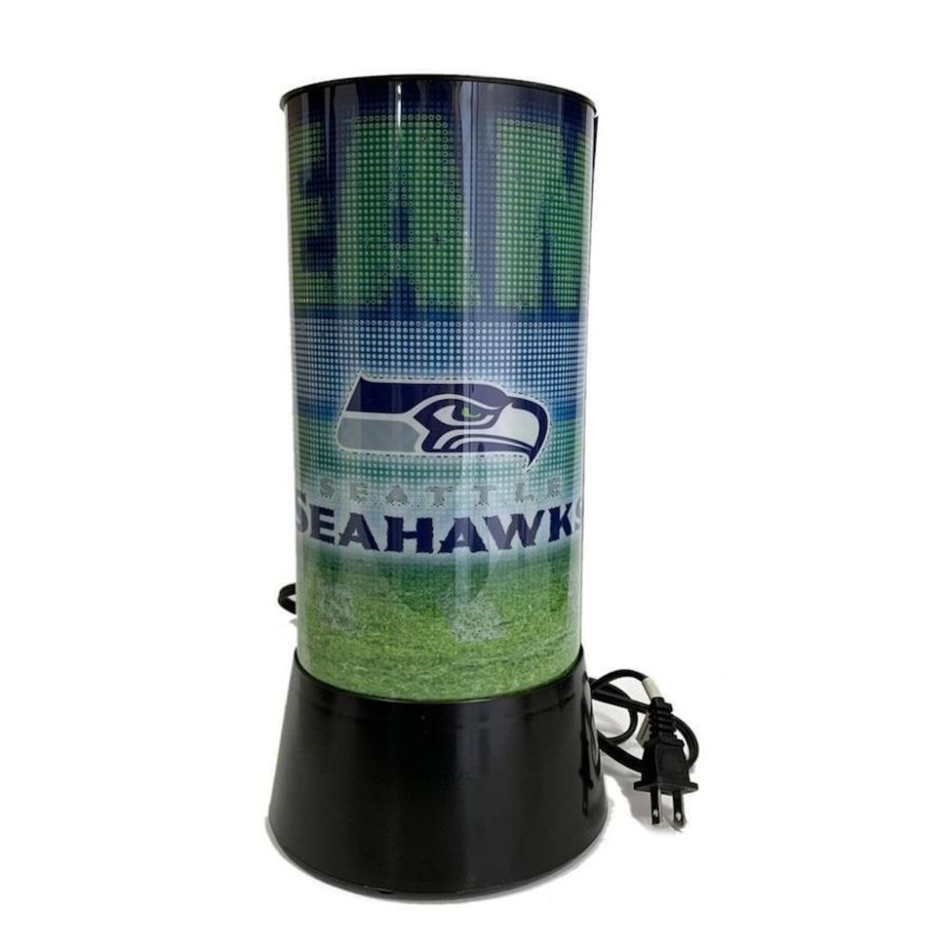 Luminária Rotativa NFL Seattle Seahawks 30cm - 120V - Foto 1