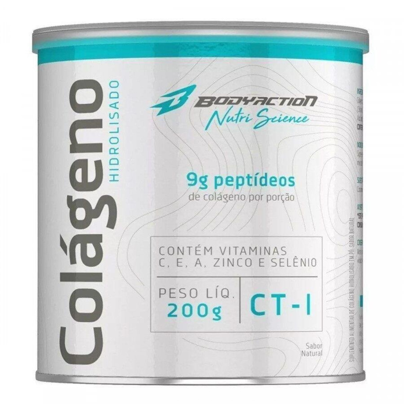 Colágeno Hidrolisado BodyAction Nutri Science - Natural - 200g - Foto 1