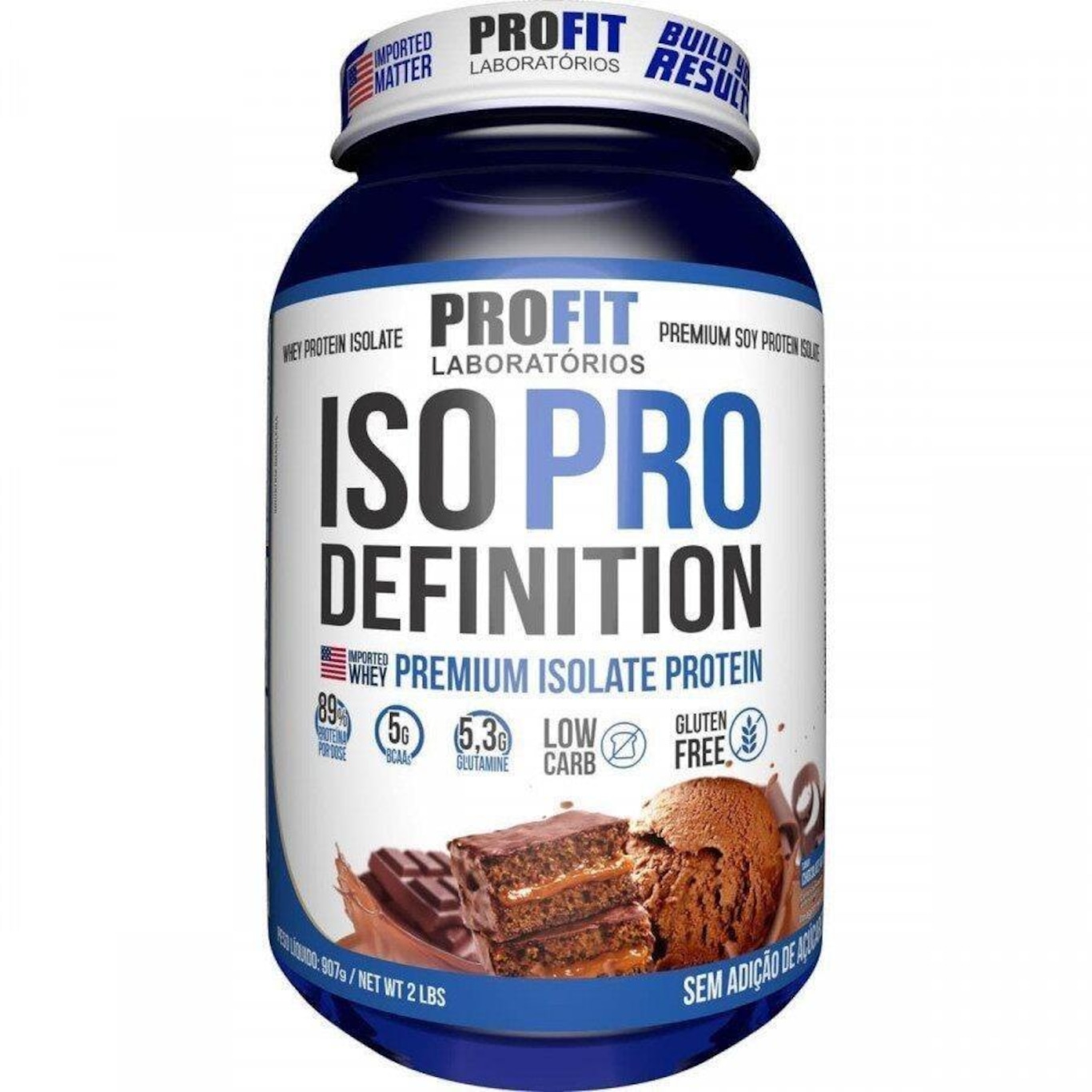 Whey Iso Pro ProFit Definition - Chocolate - 907g - Foto 1