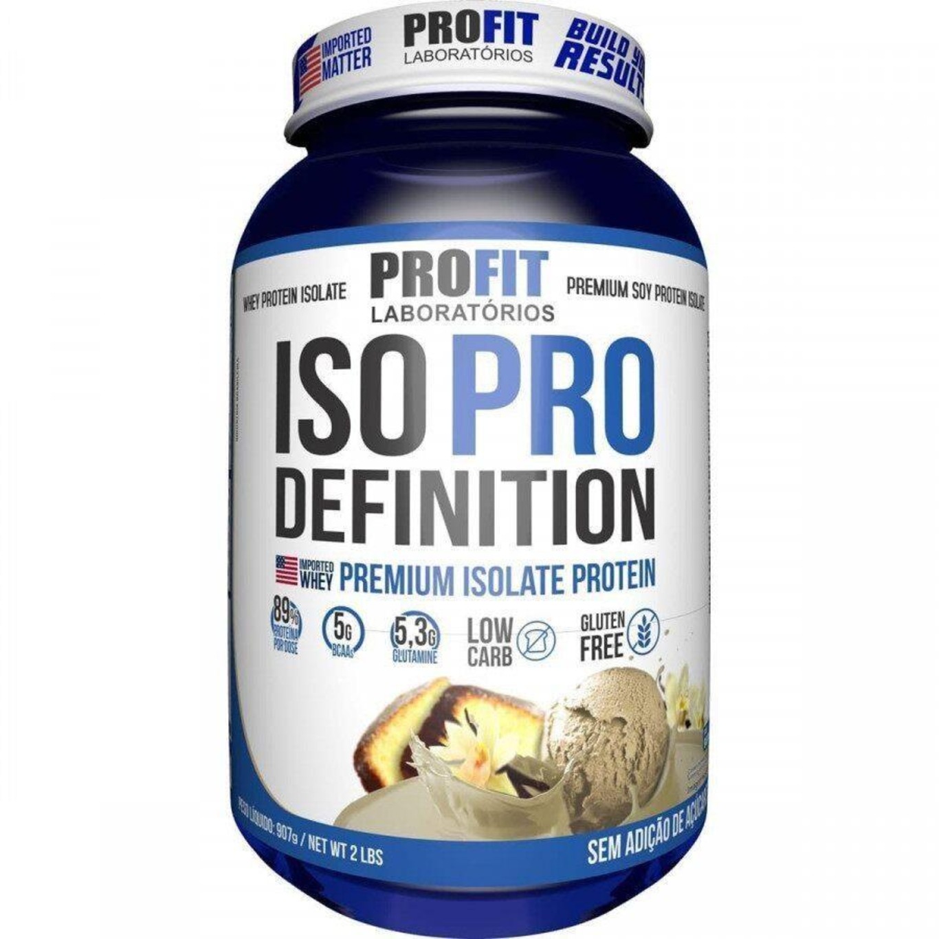 Whey Iso Pro ProFit Definition - Baunilha - 907g - Foto 1