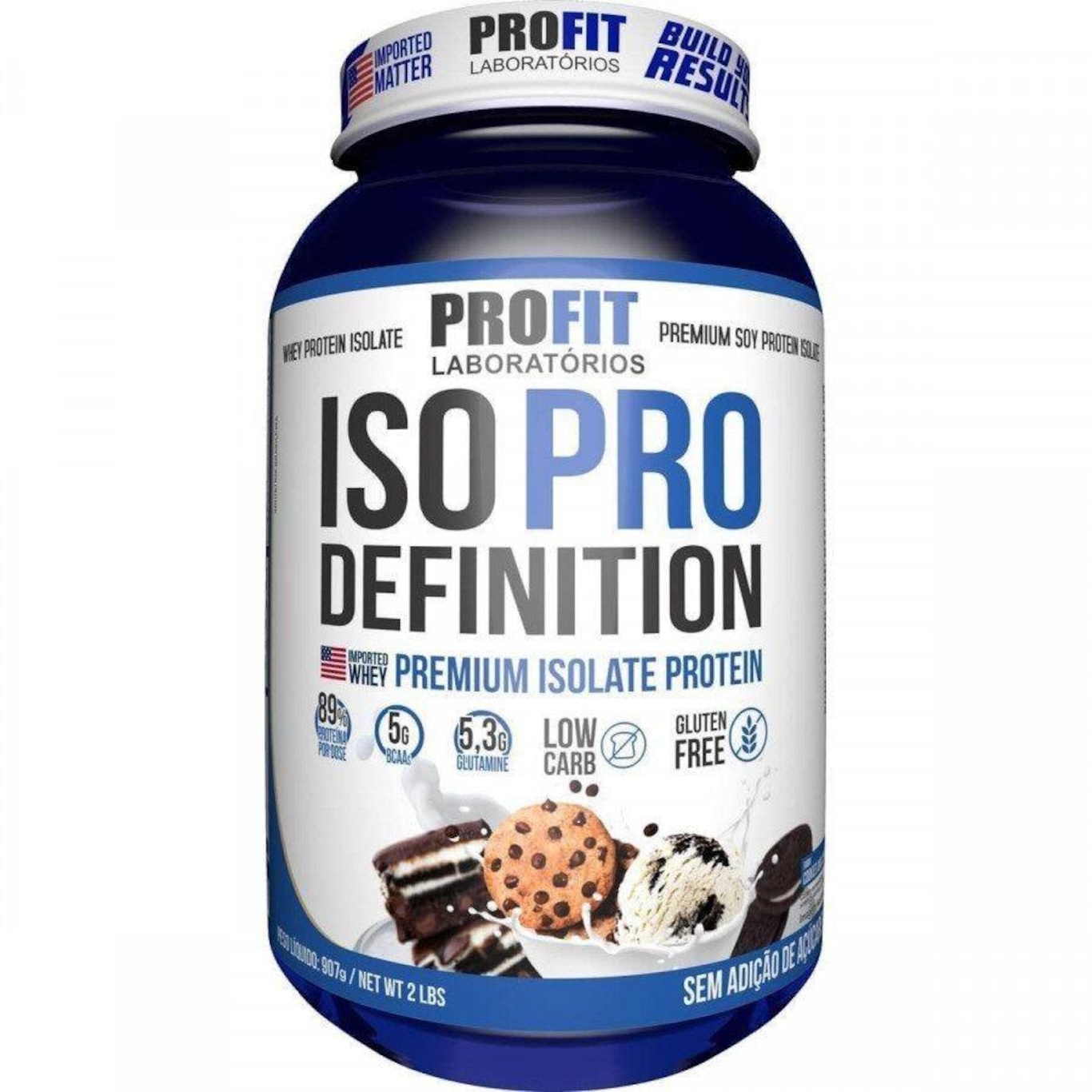 Whey Iso Pro ProFit Definition - Cookies and Cream - 907g - Foto 1