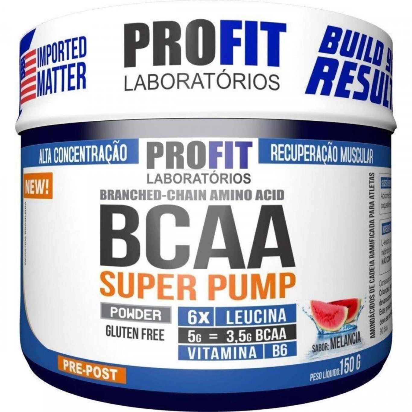 Bcaa ProFit Super Pump Powder 6:1:1 - Melancia - 150g - Foto 1