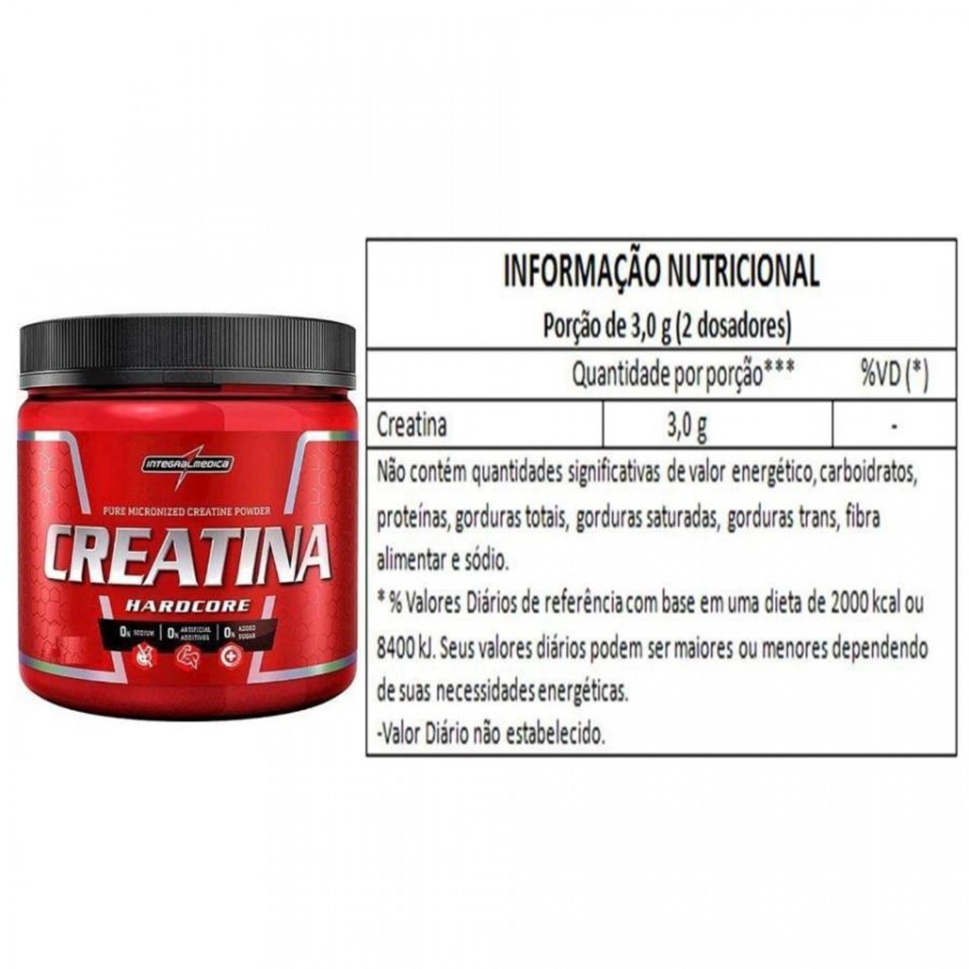 Creatina Hardcore Reload Integralm Dica G Centauro