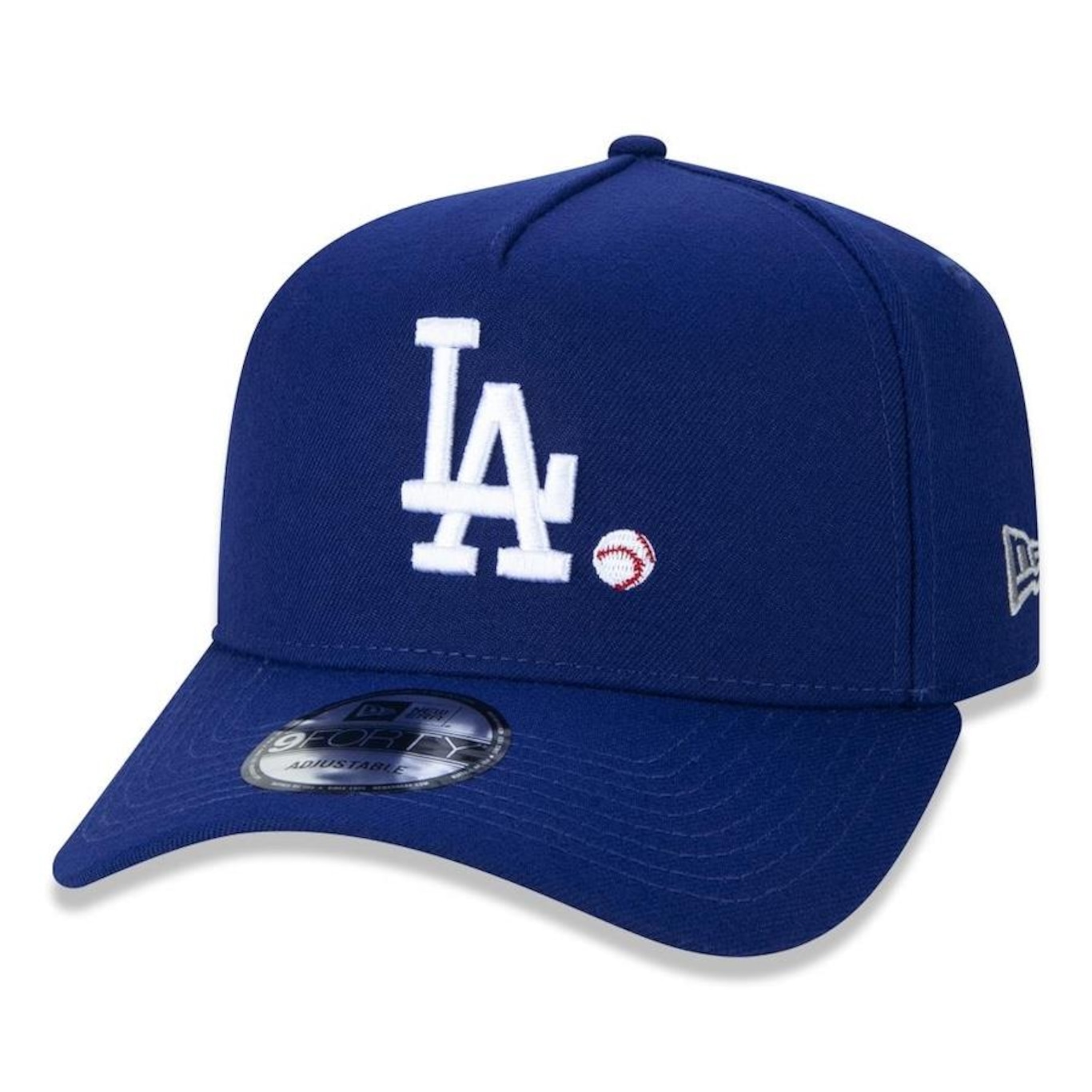 Boné Aba Curva New Era 9Forty MLB Los Angeles Dodgers - Snapback - Adulto - Foto 1