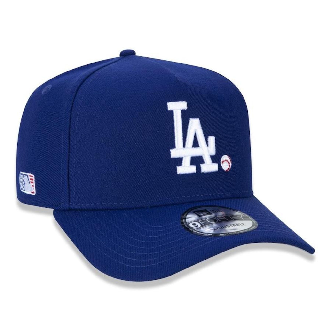 Boné Aba Curva New Era 9Forty MLB Los Angeles Dodgers - Snapback - Adulto - Foto 3