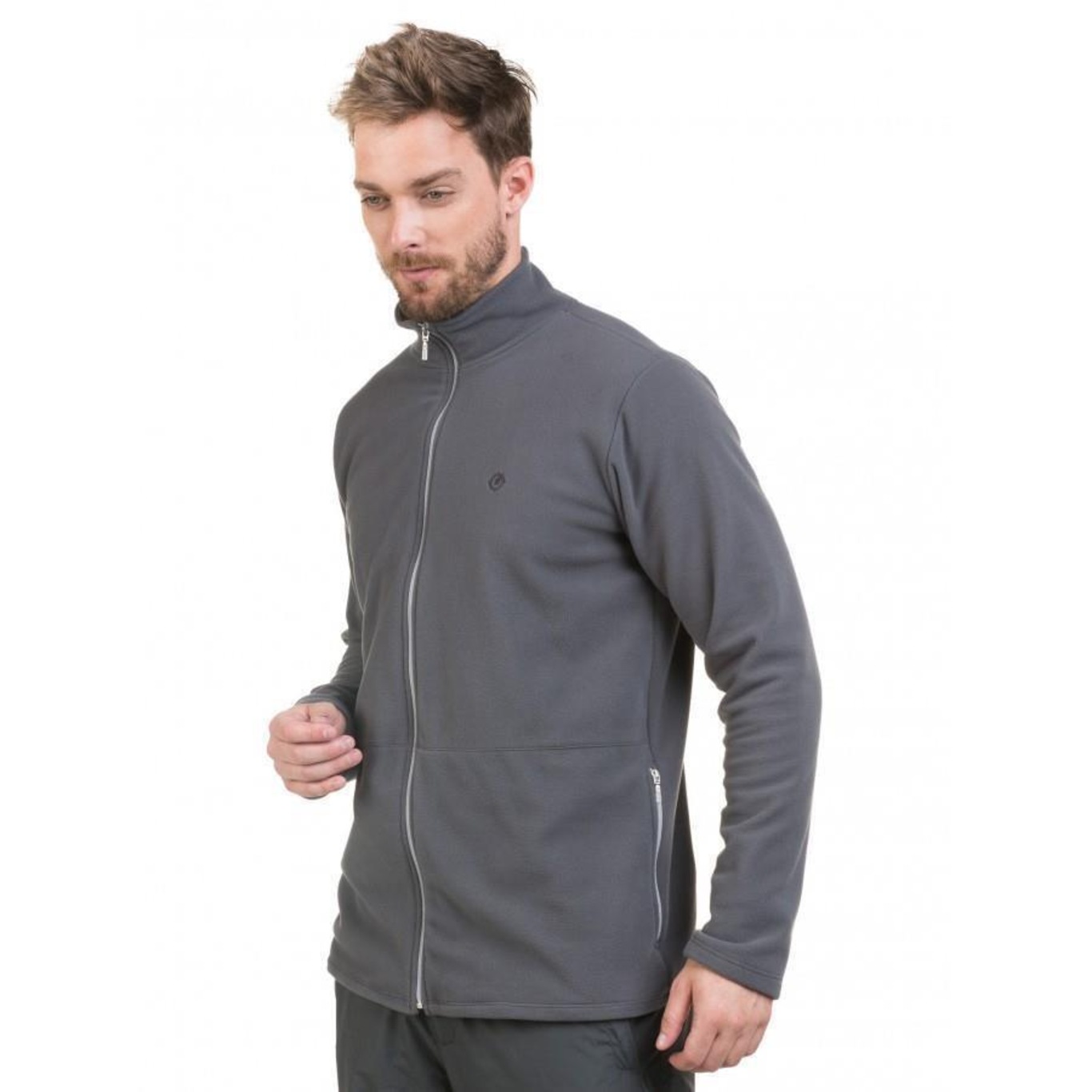 Jaqueta Extreme UV Fleece Thermo Soft com Proteção Solar - Masculina - Foto 1