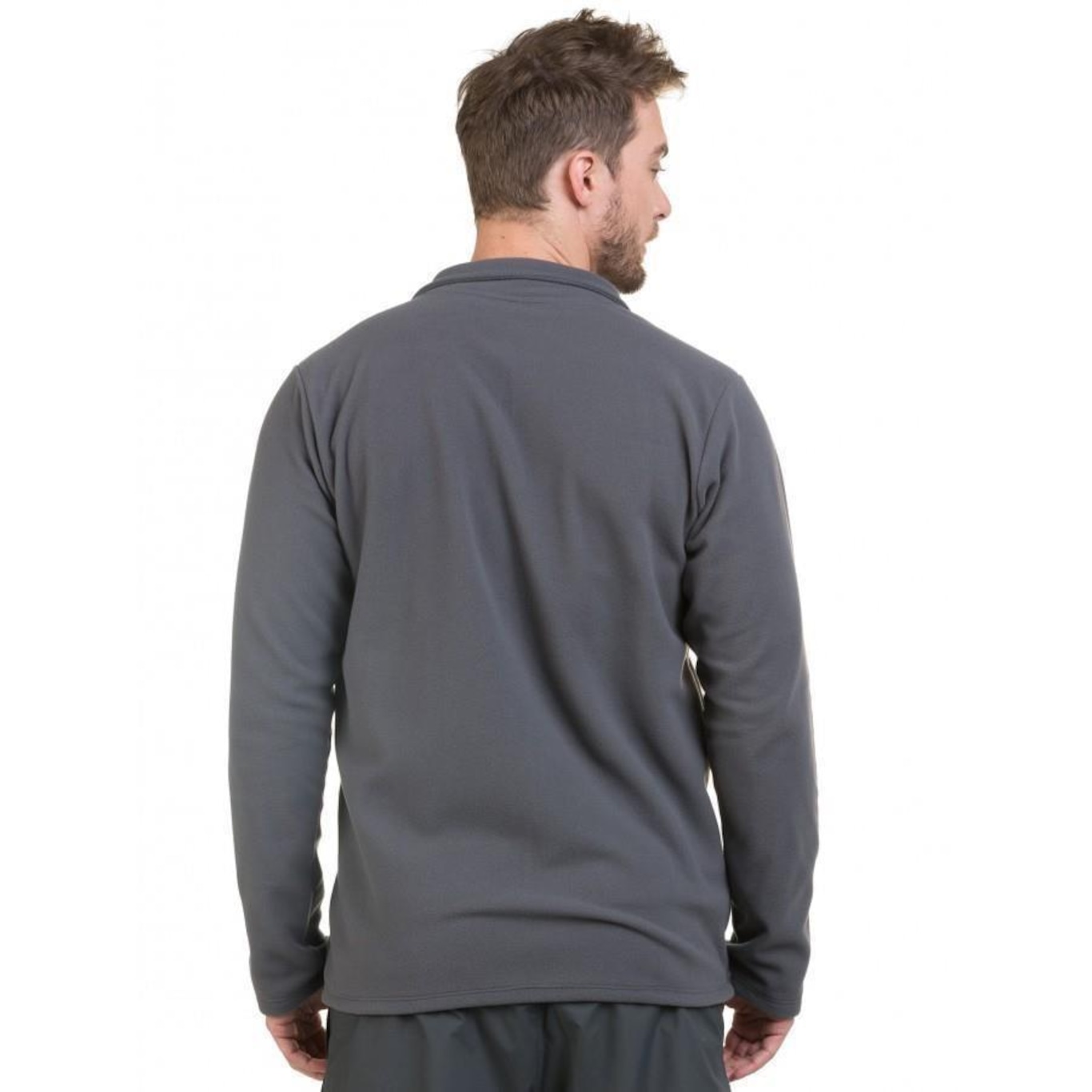 Jaqueta Extreme UV Fleece Thermo Soft com Proteção Solar - Masculina - Foto 2