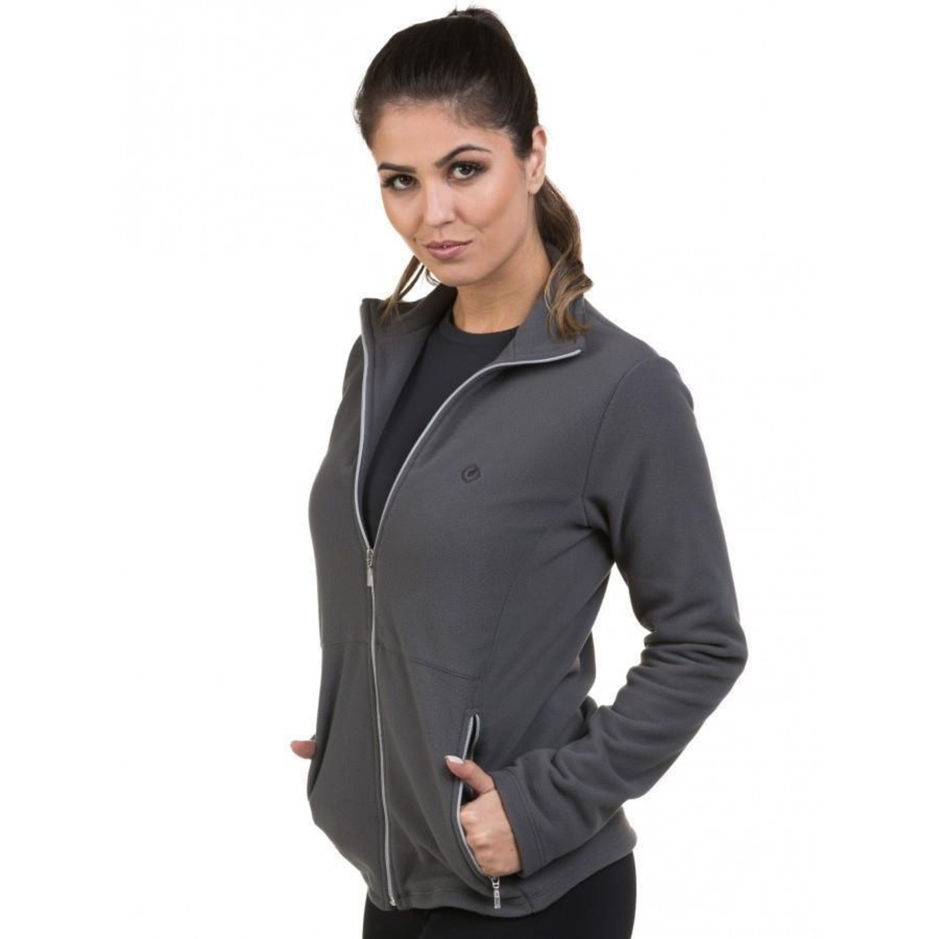 Jaqueta Extreme UV Fleece Thermo Soft com Proteção Solar - Feminina - Foto 1