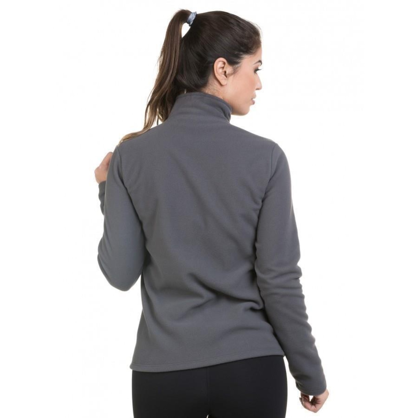 Jaqueta Extreme UV Fleece Thermo Soft com Proteção Solar - Feminina - Foto 2