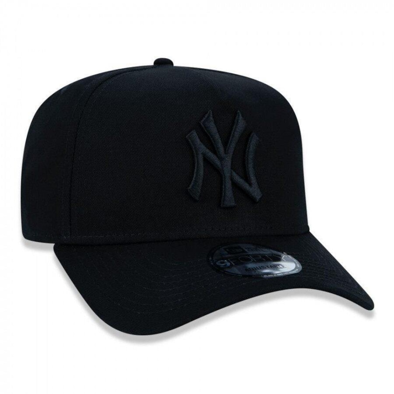 Boné Aba Curva New Era 9Forty A-Frame Ajustável MLB New York Yankees Basic - Snapback - Adulto - Foto 3