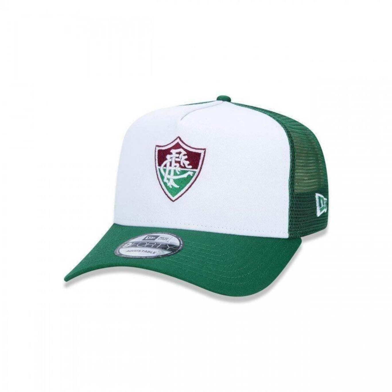 Boné Aba Reta New Era 9Forty Fluminense Futebol - Snapback - Adulto - Foto 1