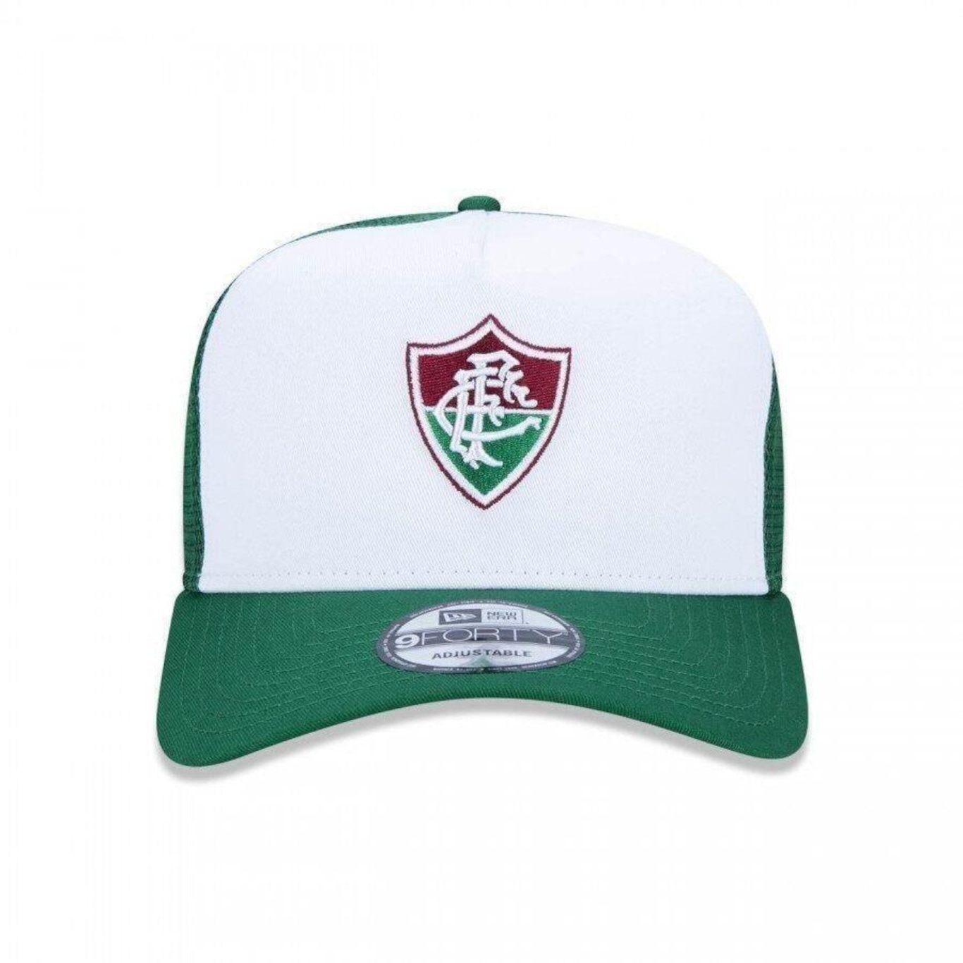 Boné Aba Reta New Era 9Forty Fluminense Futebol - Snapback - Adulto - Foto 2