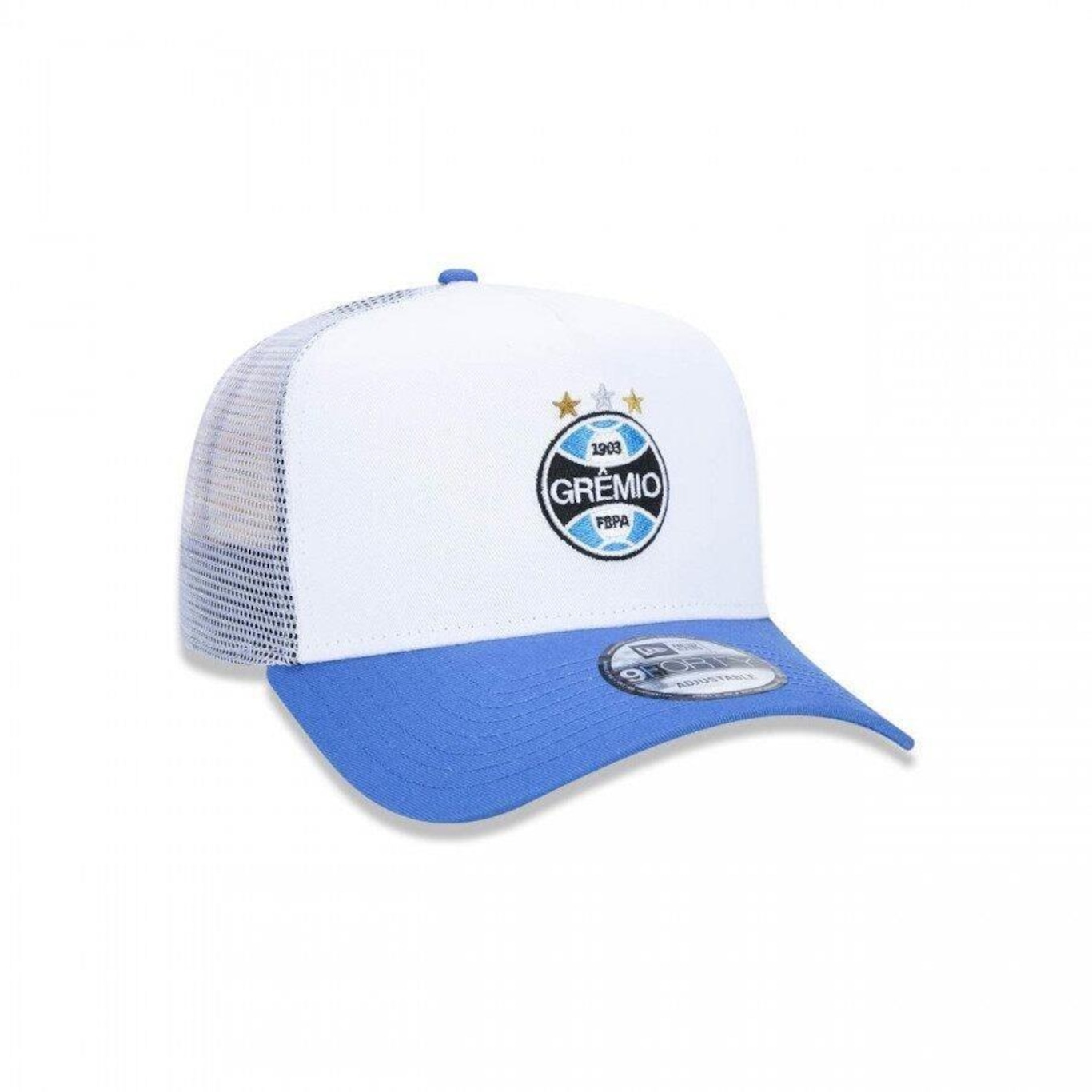 Boné Aba Reta New Era 9Forty Grêmio Futebol - Snapback - Adulto - Foto 3