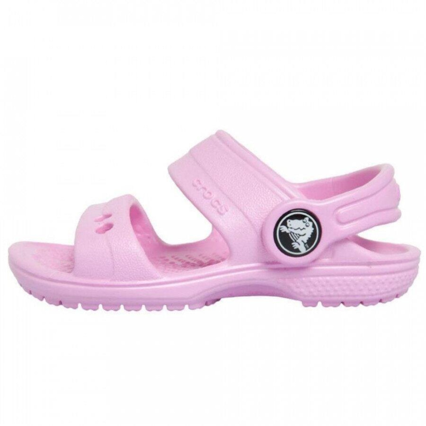 Sandália Crocs Classic Sandal K Carnation - Infantil - Foto 1