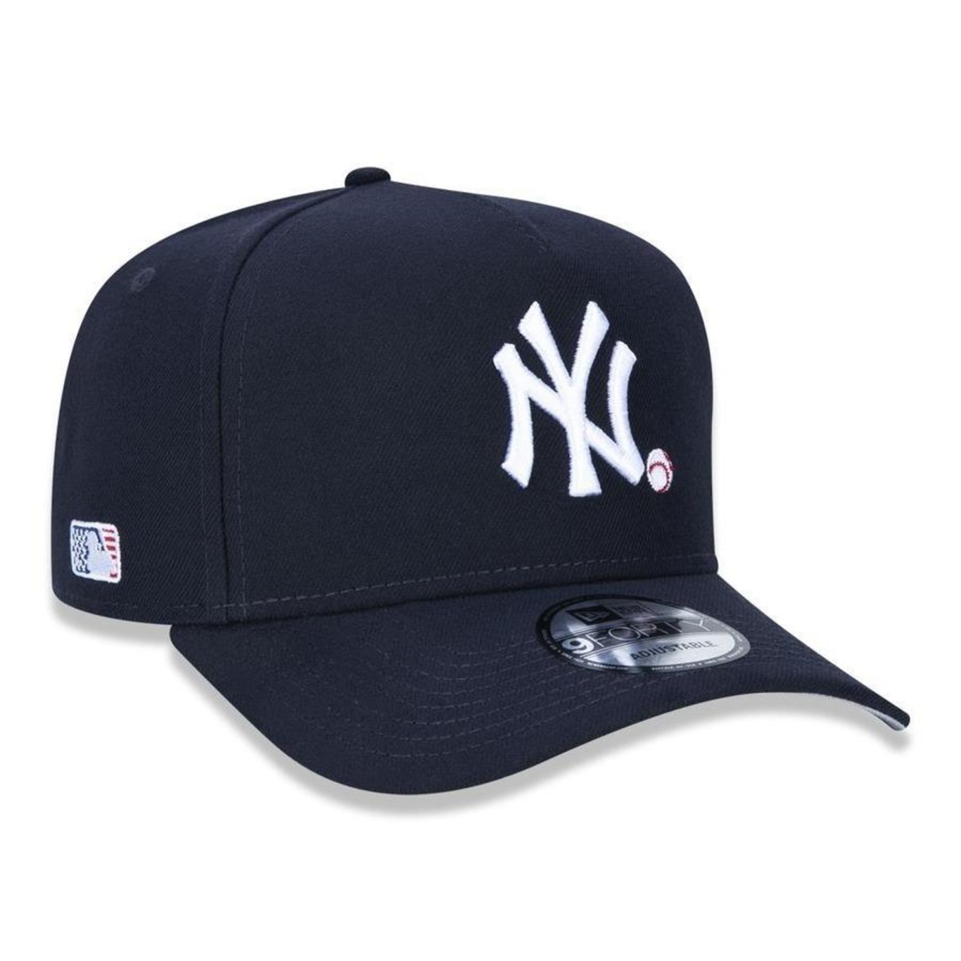 Boné Aba Curva New Era 9forty MLB New York Yankees - Snapback - Adulto - Foto 3