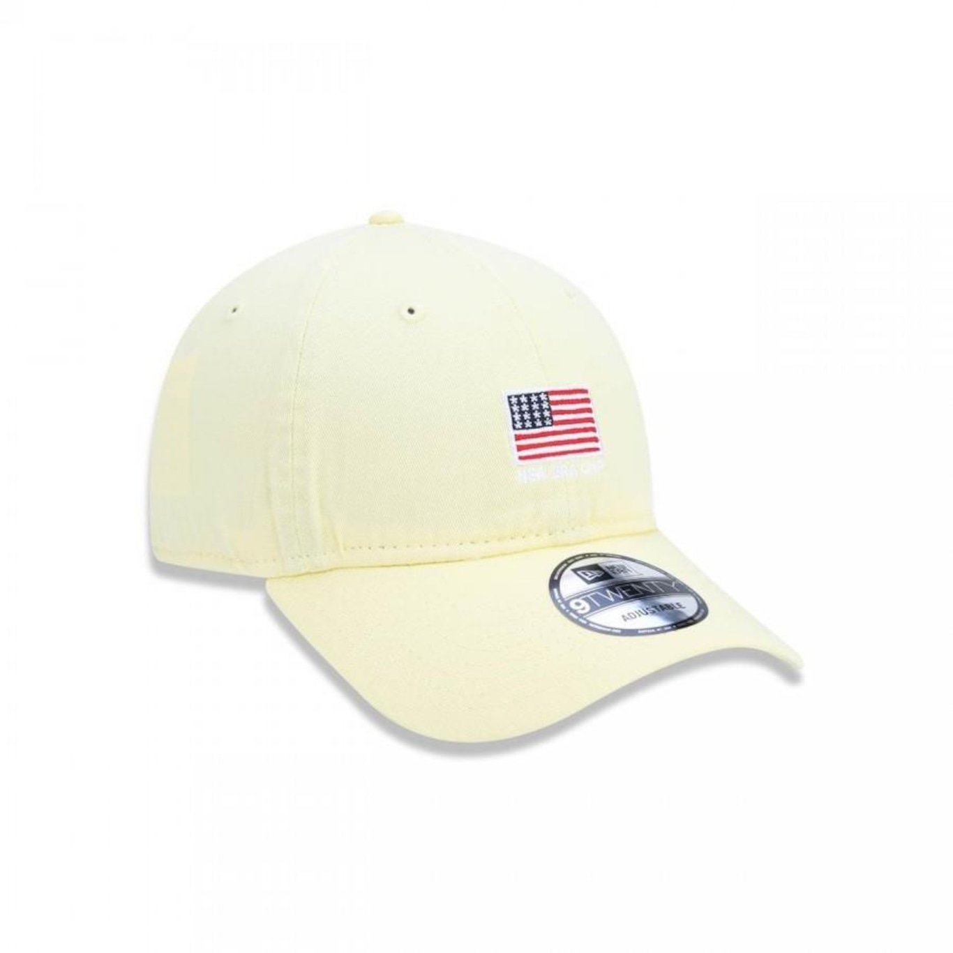 Boné Aba Curva New Era 9Twenty Flag EUA - Strapback - Adulto - Foto 2