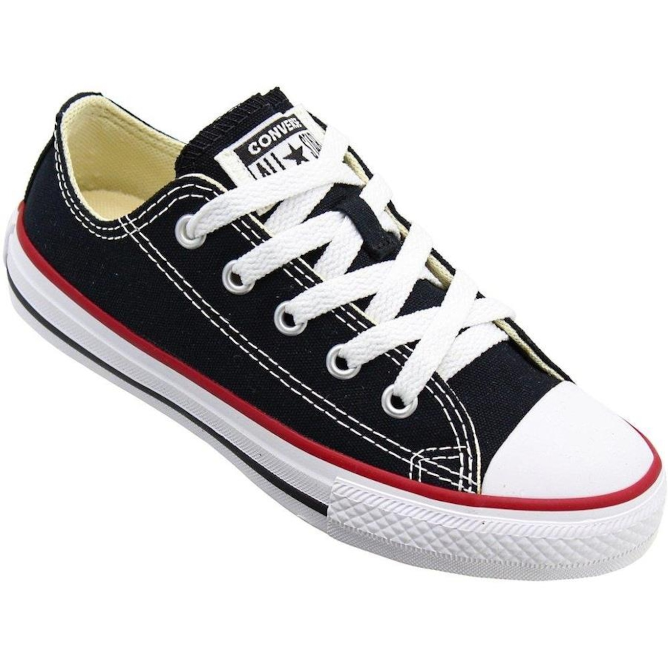 TÊNIS INFANTIL ALL STAR CONVERSE CHUCK TAYLOR PRETO (18 AO 25