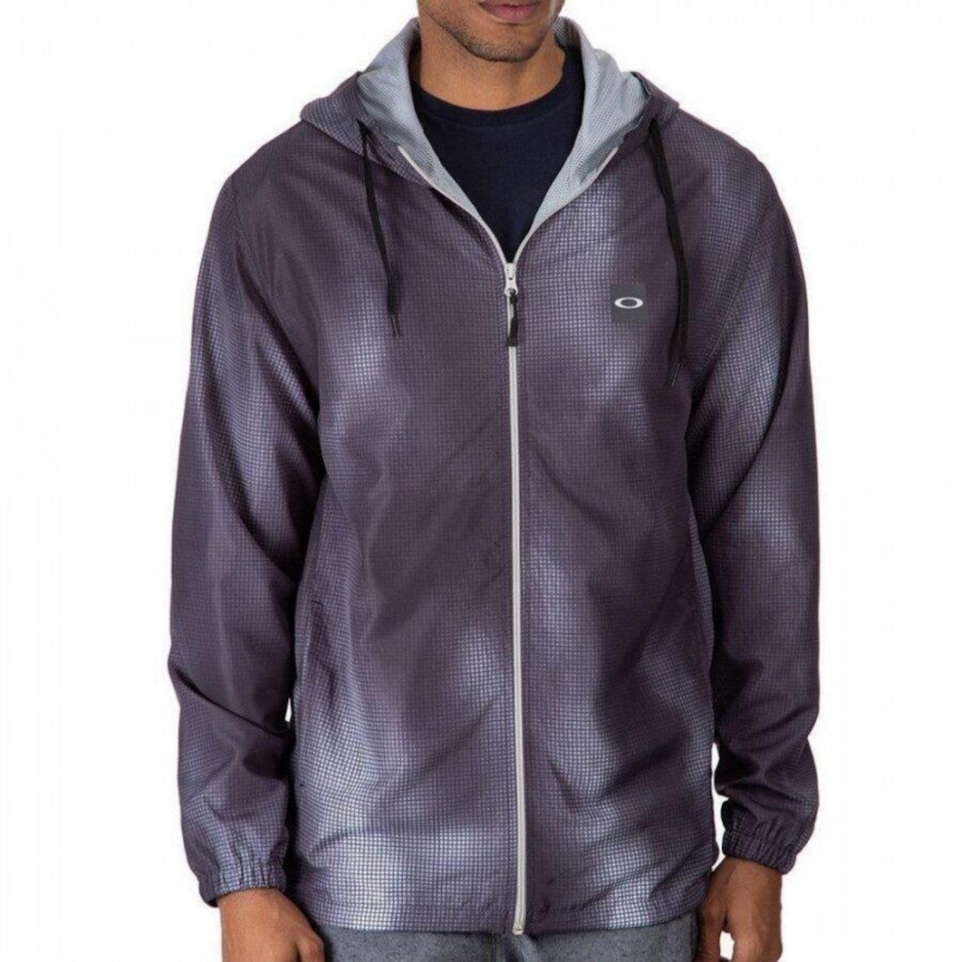 Jaqueta Corta Vento Oakley Blur Storm Windbreaker com Capuz - Masculina - Foto 1