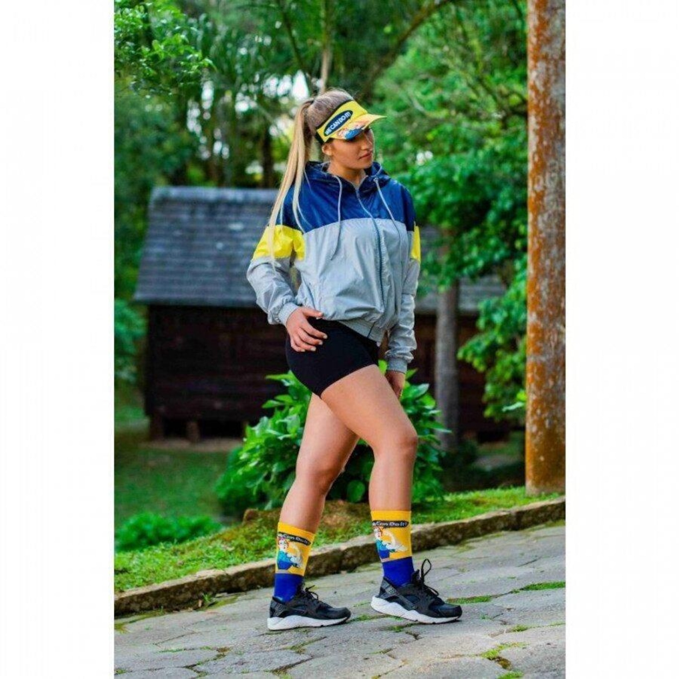 Viseira Aba Curva Hupi para Corrida - Feminina - Foto 5