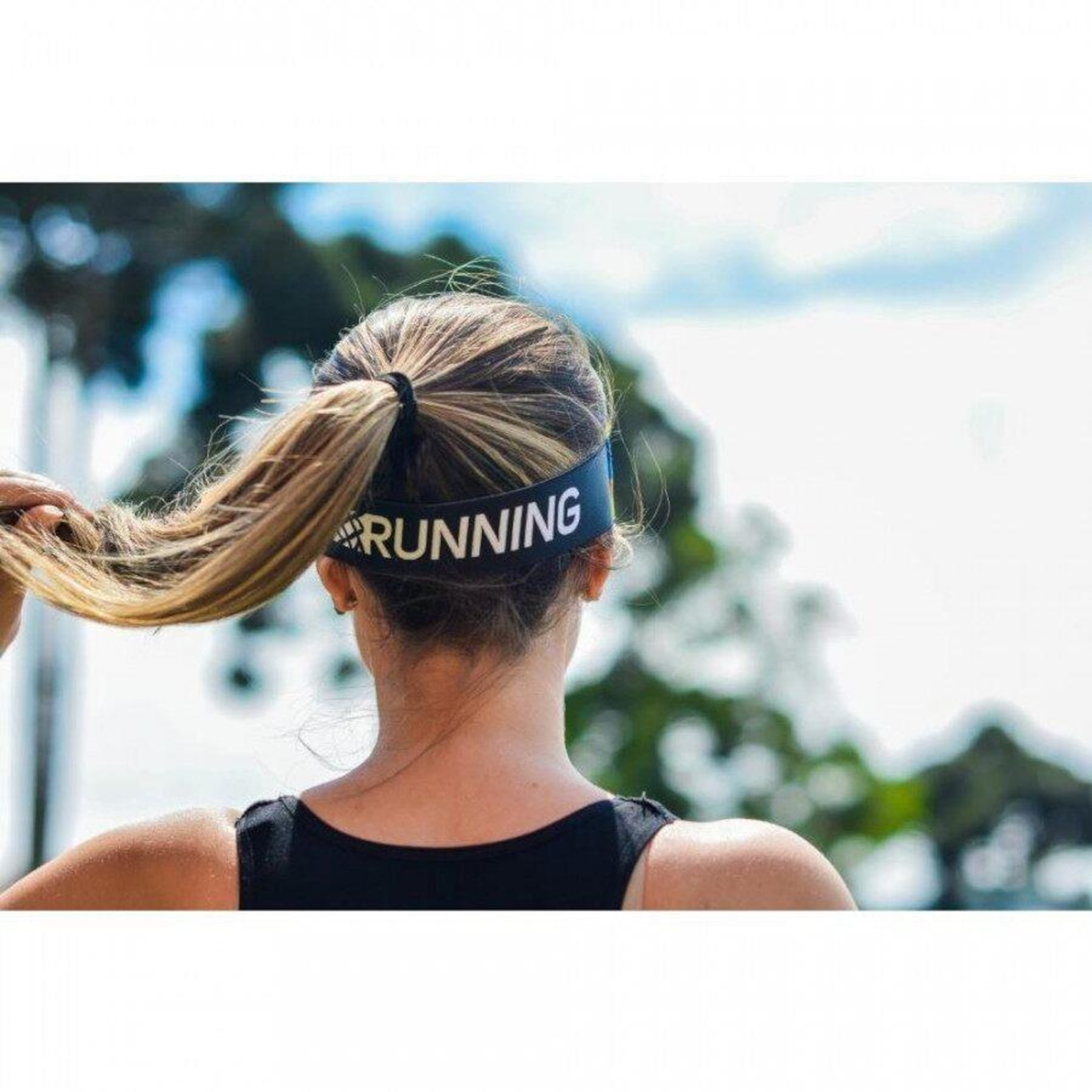 Viseira Aba Curva Hupi para Corrida Quarteto - Feminina - Foto 4