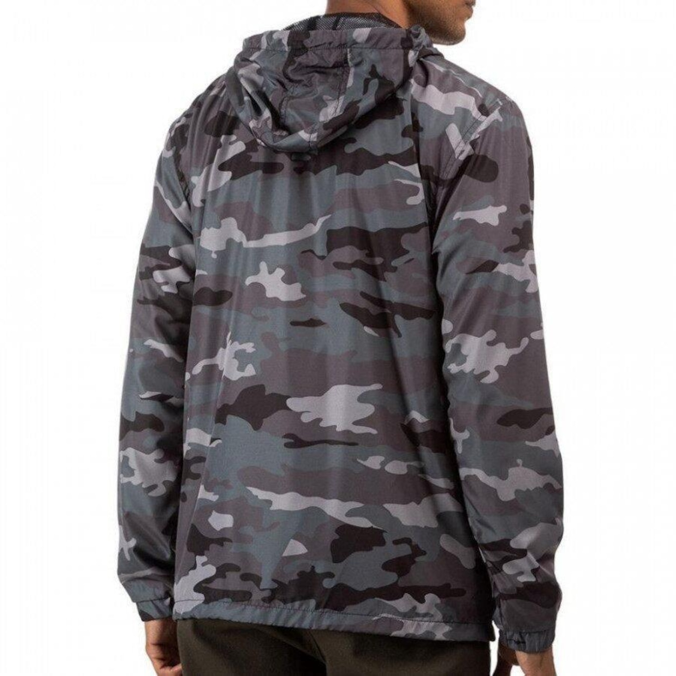 Jaqueta Corta Vento Oakley Camo Windbreaker com Capuz - Masculina - Foto 2