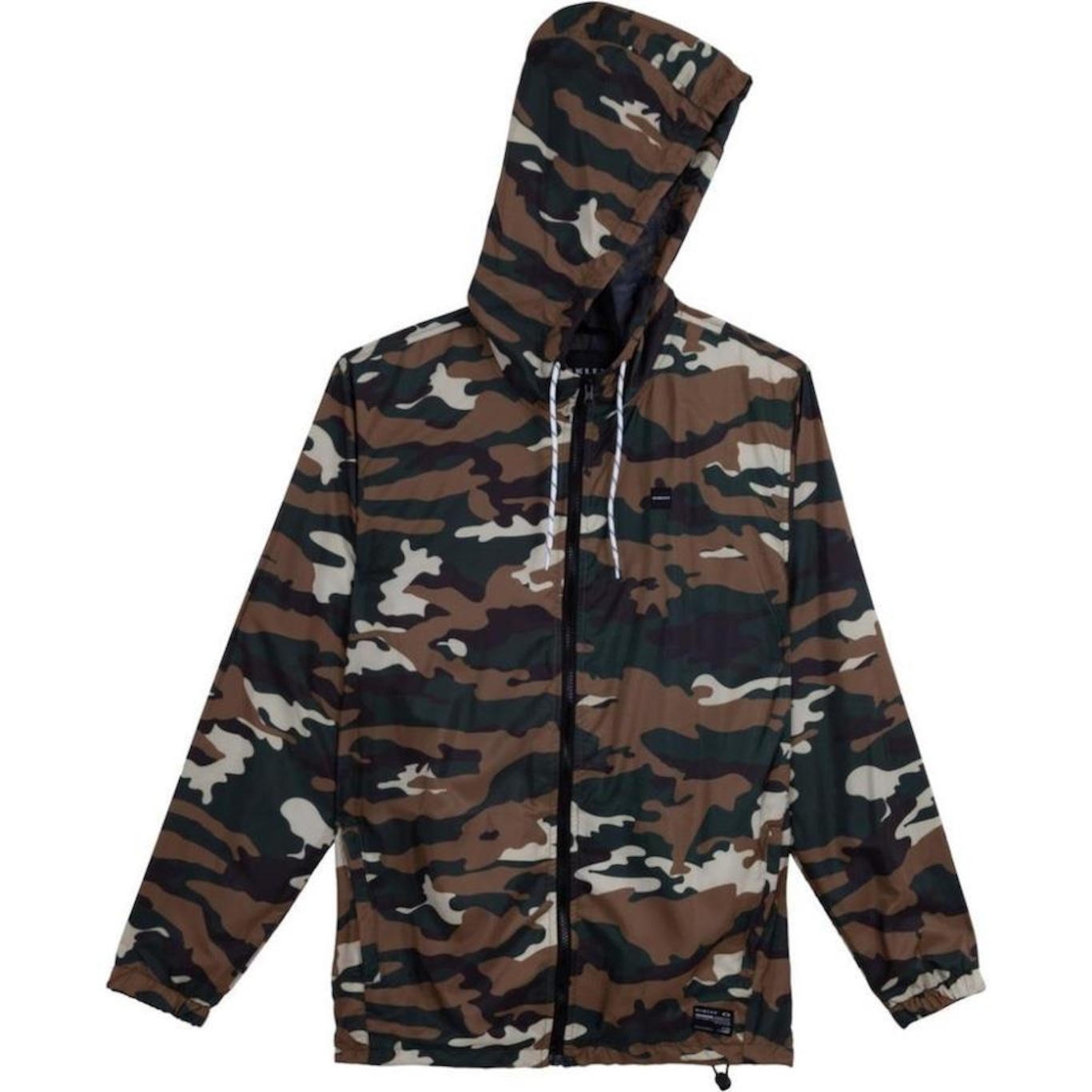 Jaqueta Corta Vento com Capuz Oakley Camo Windbreaker - Masculina - Foto 1